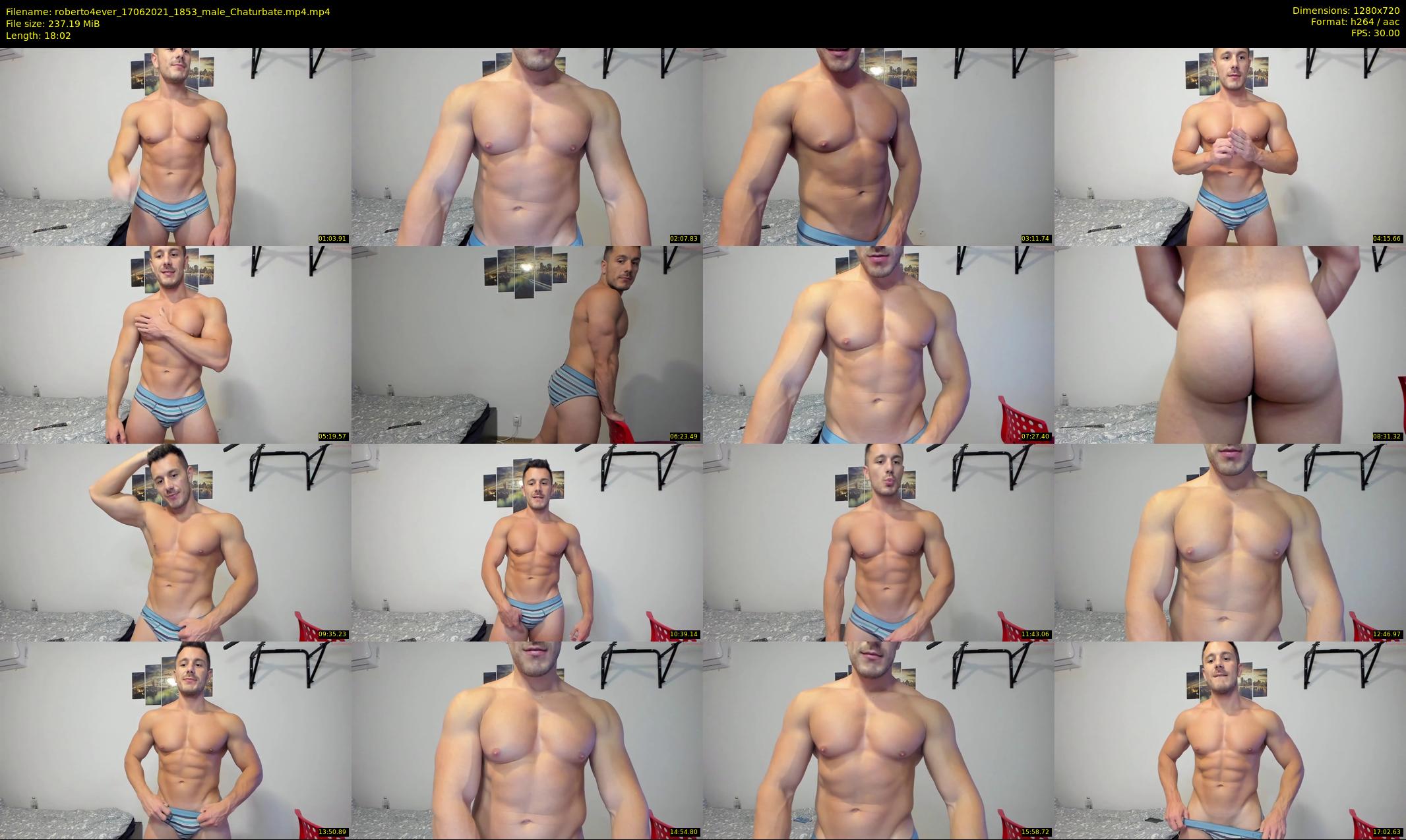 roberto4ever — 19 minute Chaturbate male cam show recording, 720p, Jun 17, 2021