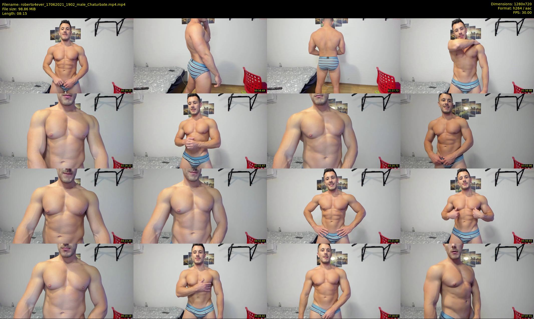 roberto4ever — 9 minute Chaturbate male cam show recording, 720p, Jun 17, 2021