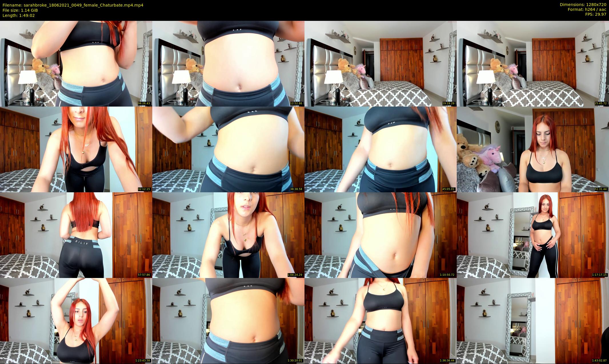 sarahbroke — 110 minute Chaturbate female cam show recording, 720p, Jun 18, 2021