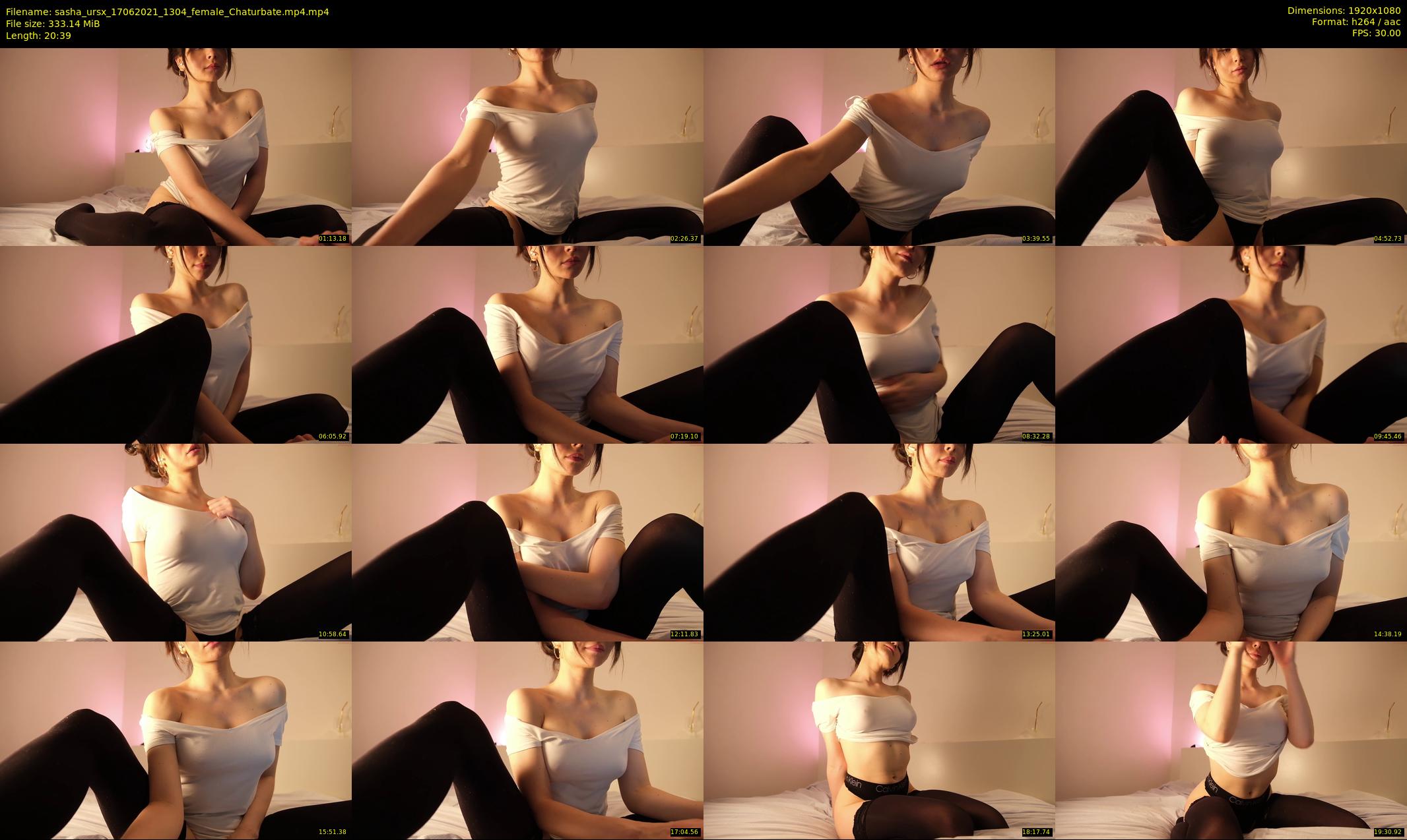 sasha_ursx — 21 minute Chaturbate female cam show recording, 1080p, Jun 17, 2021