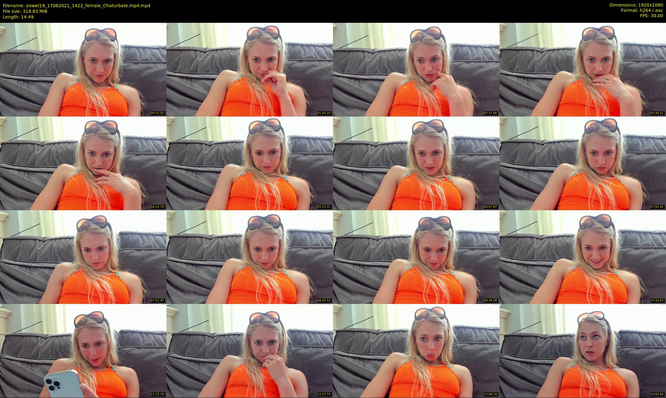 siswet19 — 15 minute Chaturbate female cam show recording, 1080p, Jun 17, 2021