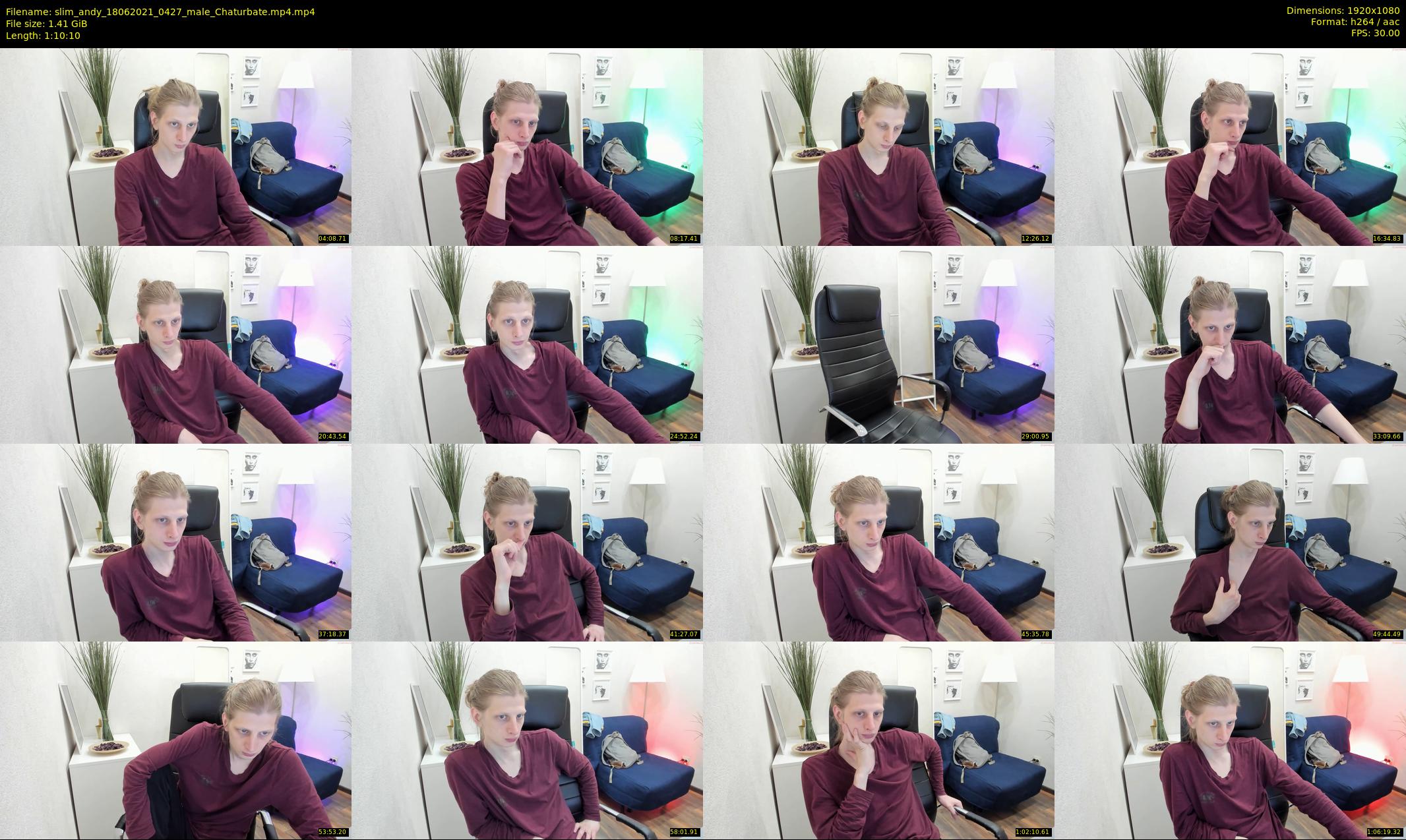 slim_andy — 71 minute Chaturbate male cam show recording, 1080p, Jun 18, 2021