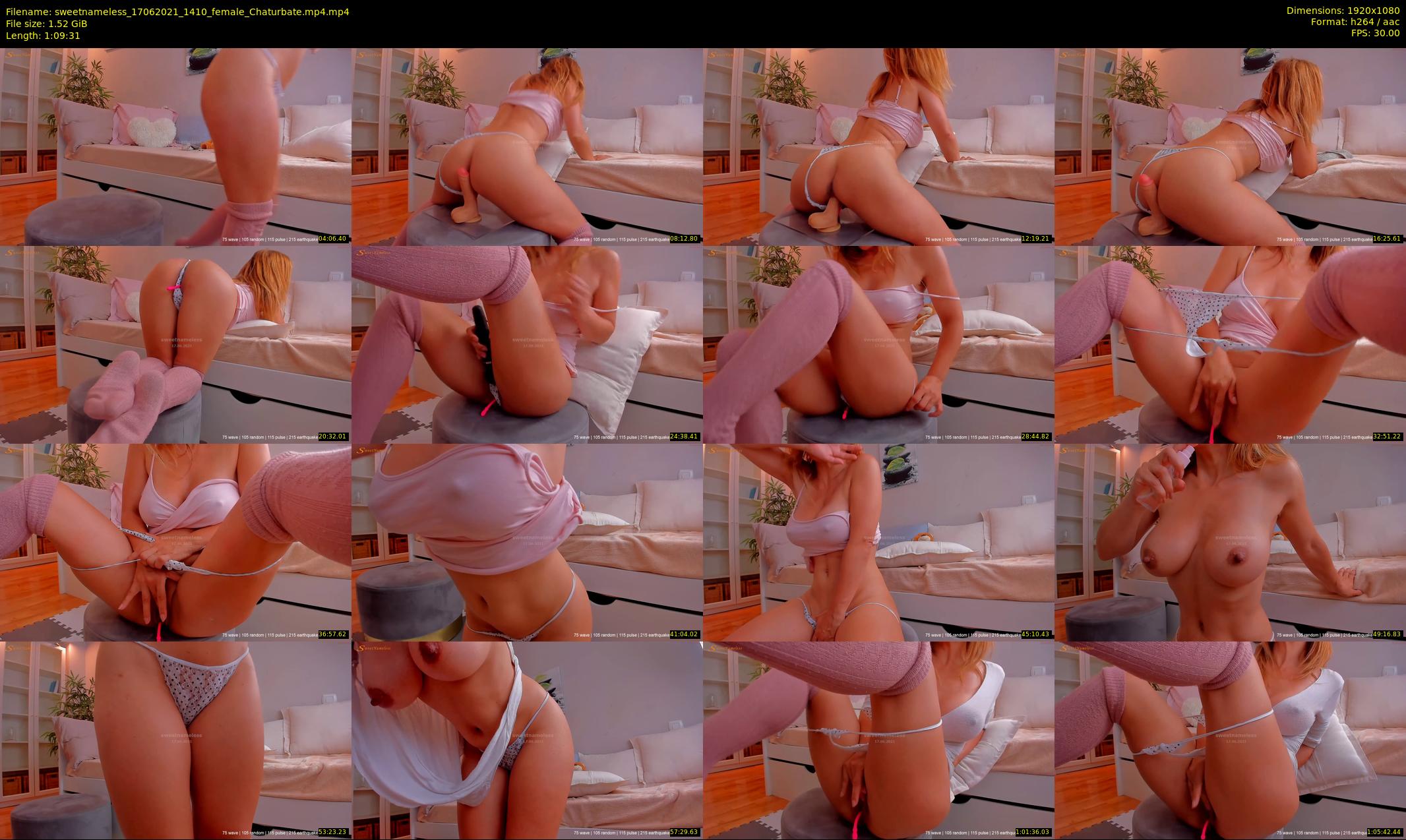 sweetnameless — 70 minute Chaturbate couple cam show recording, 1080p, Jun 17, 2021
