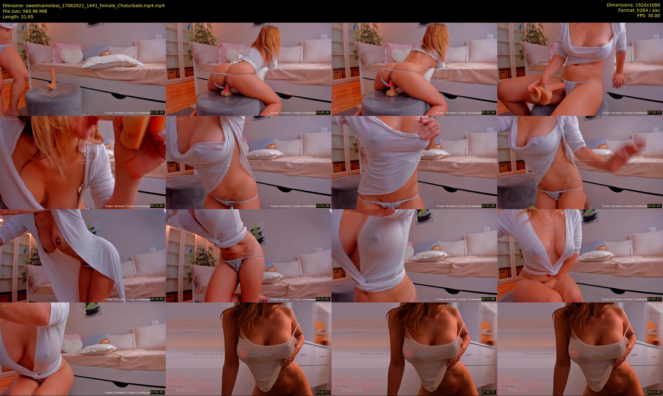 sweetnameless — 32 minute Chaturbate couple cam show recording, 1080p, Jun 17, 2021