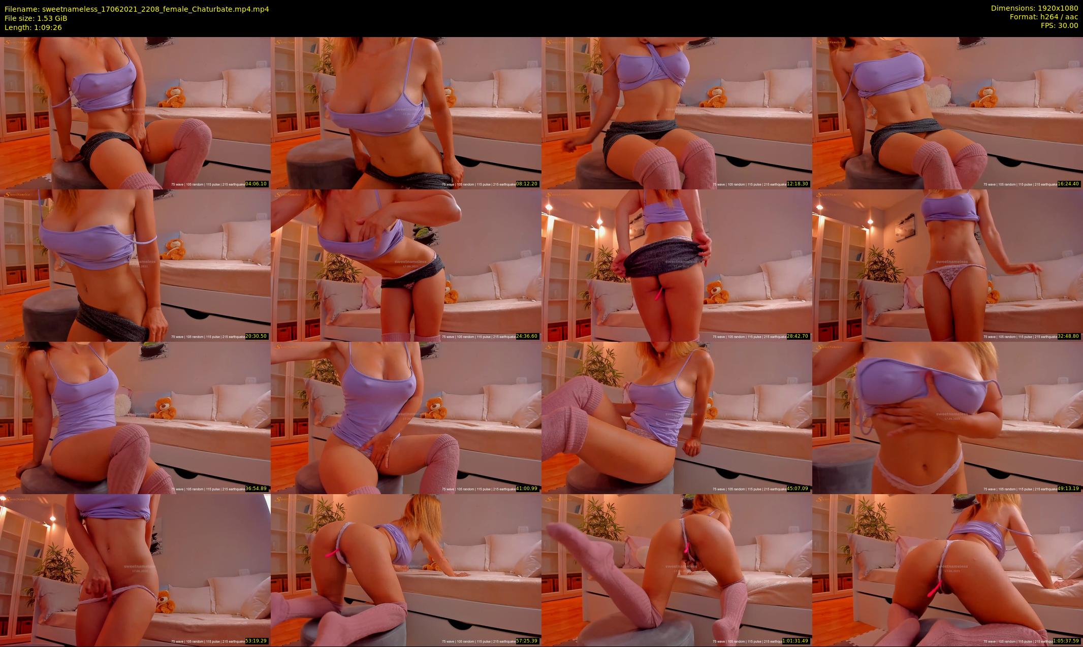 sweetnameless — 70 minute Chaturbate couple cam show recording, 1080p, Jun 17, 2021