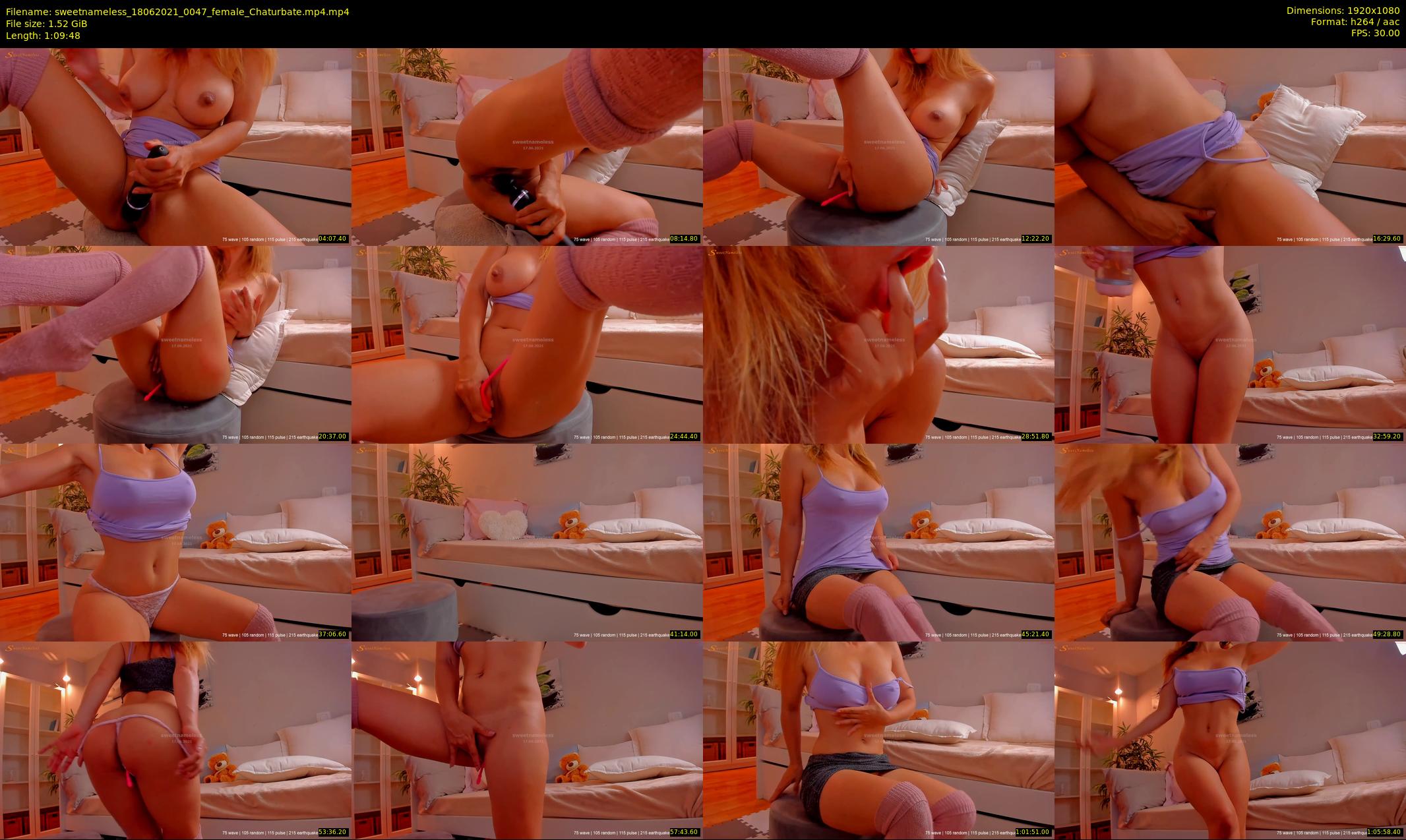 sweetnameless — 70 minute Chaturbate couple cam show recording, 1080p, Jun 18, 2021