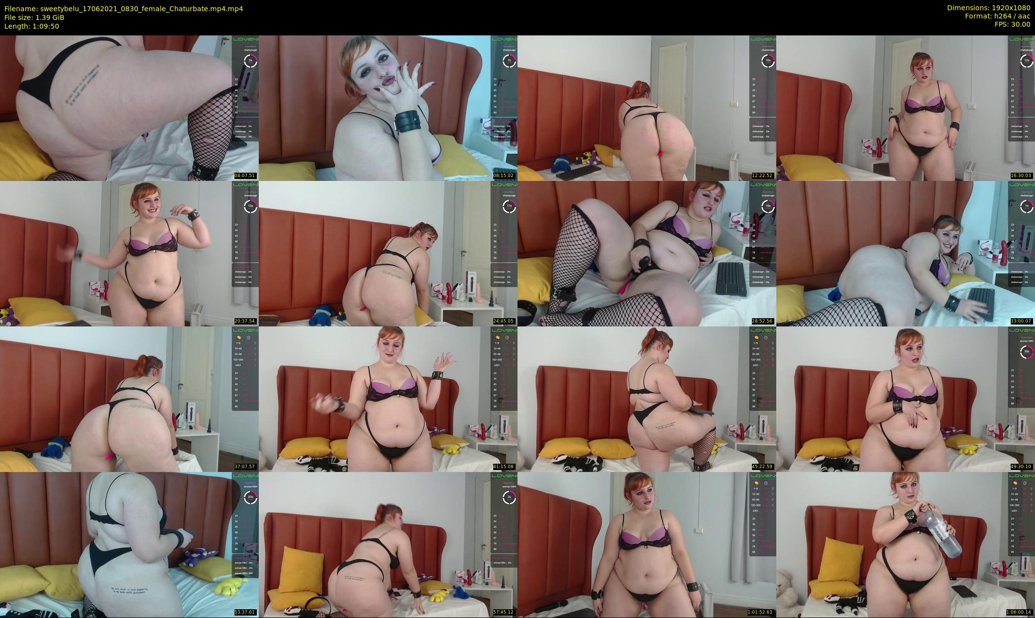 sweetybelu — 70 minute Chaturbate female cam show recording, 1080p, Jun 17, 2021