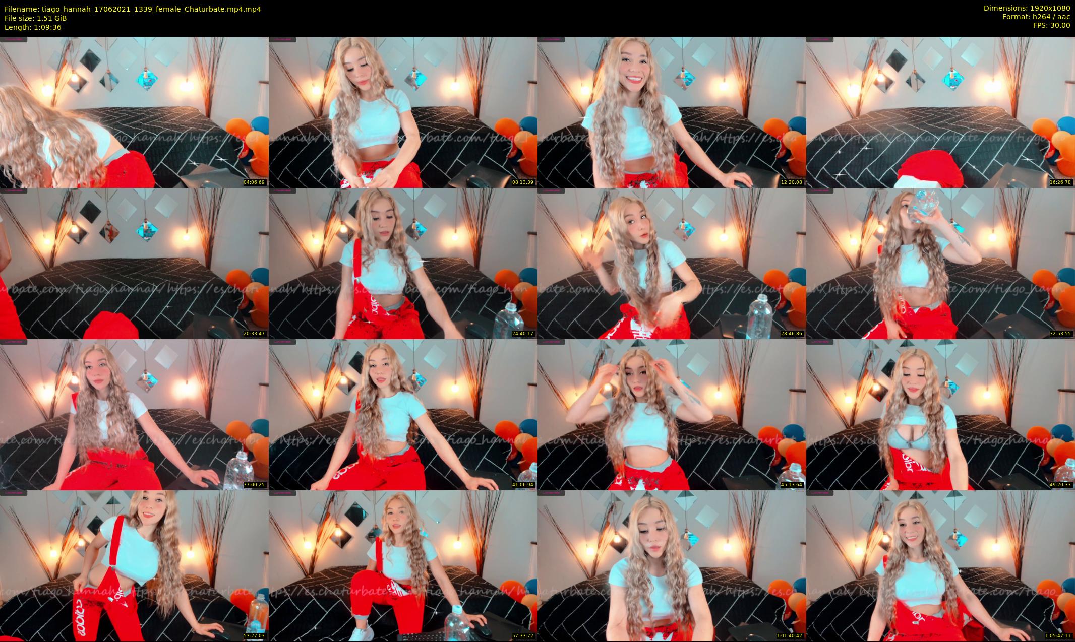 tiago_hannah — 70 minute Chaturbate couple cam show recording, 1080p, Jun 17, 2021
