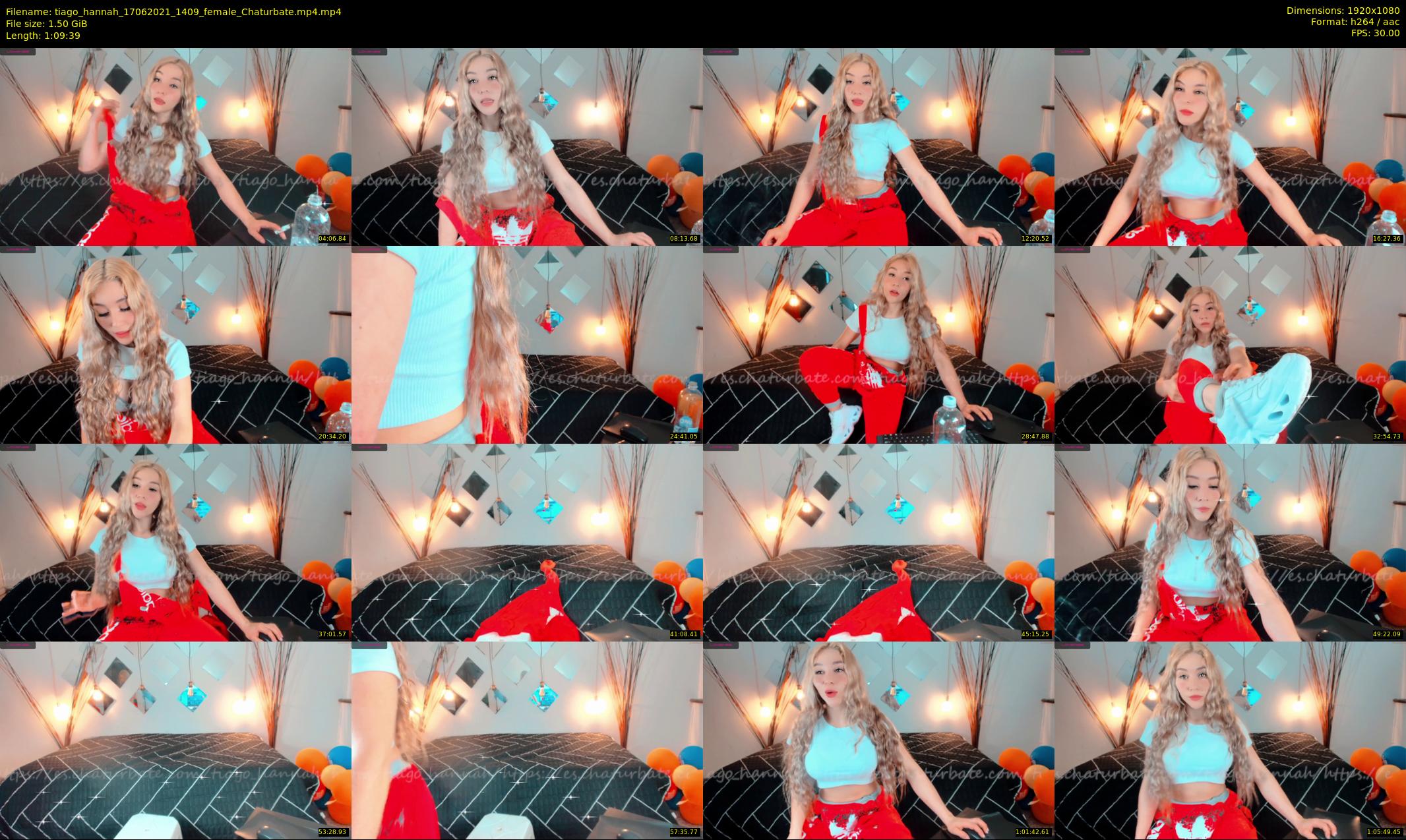 tiago_hannah — 70 minute Chaturbate couple cam show recording, 1080p, Jun 17, 2021