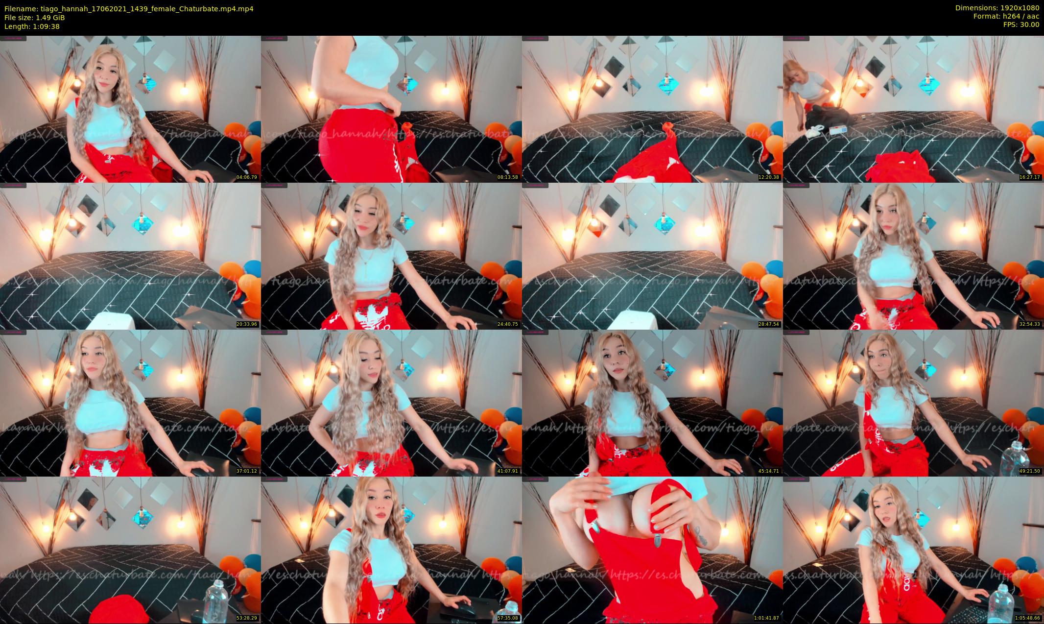 tiago_hannah — 70 minute Chaturbate couple cam show recording, 1080p, Jun 17, 2021
