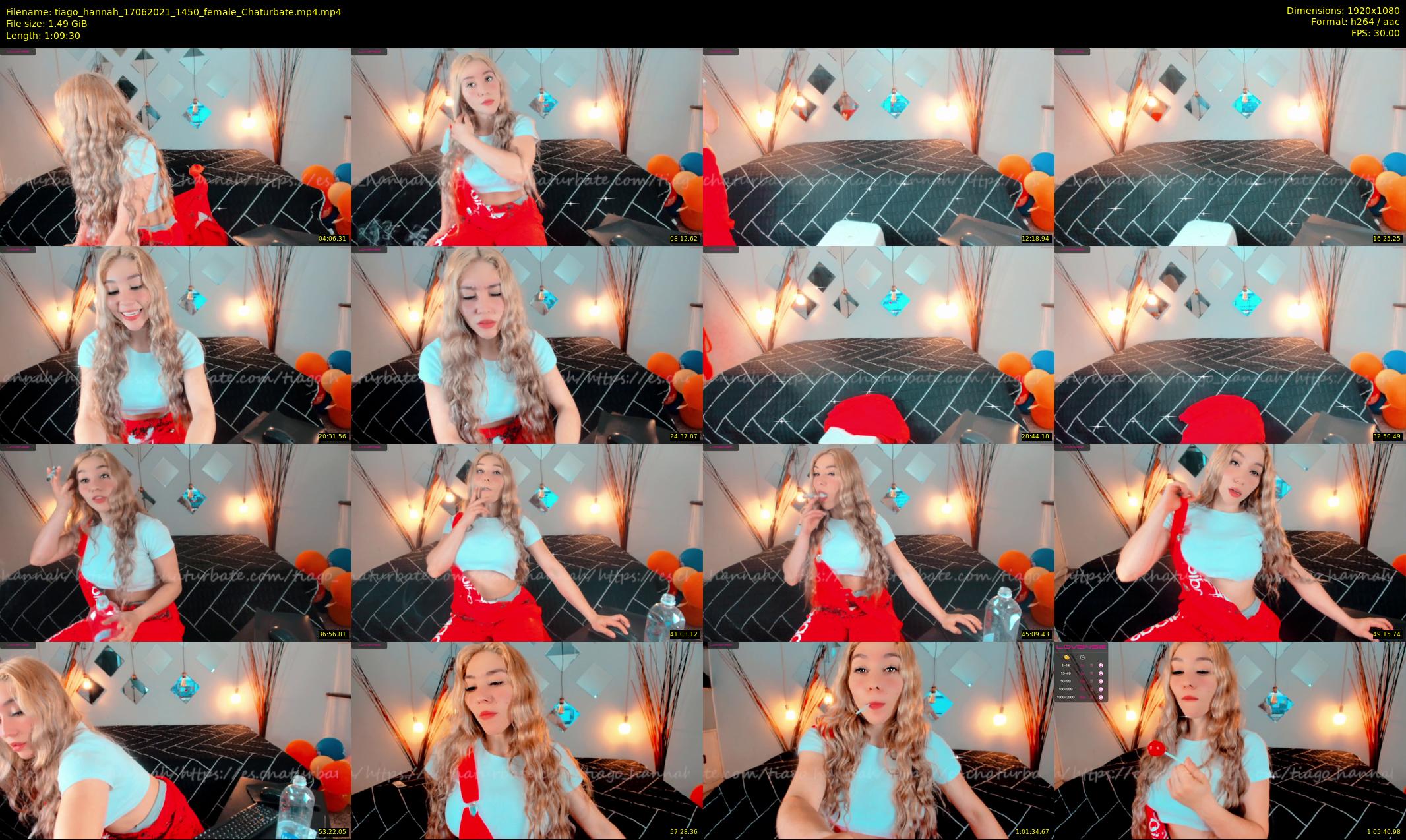 tiago_hannah — 70 minute Chaturbate couple cam show recording, 1080p, Jun 17, 2021