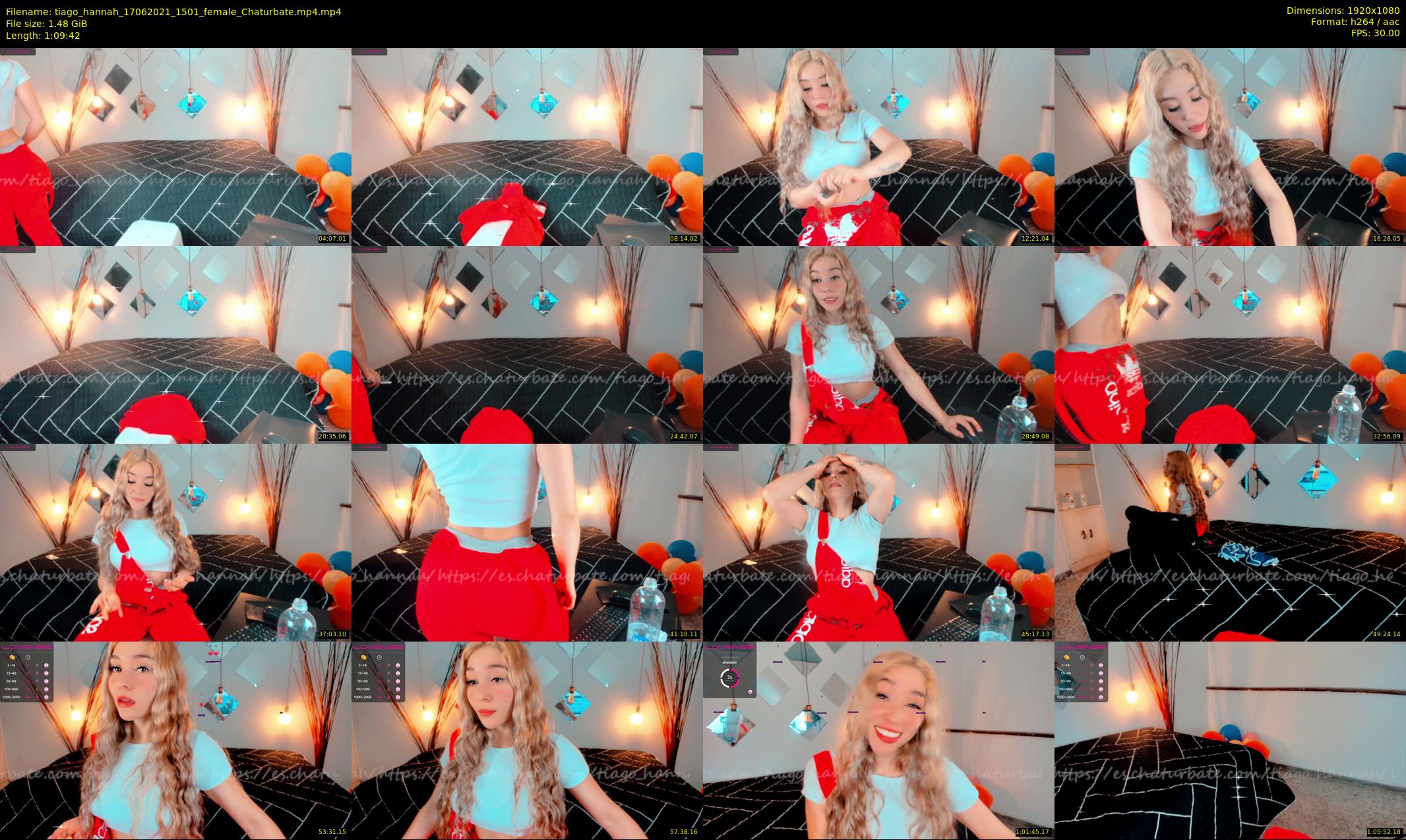 tiago_hannah — 70 minute Chaturbate couple cam show recording, 1080p, Jun 17, 2021