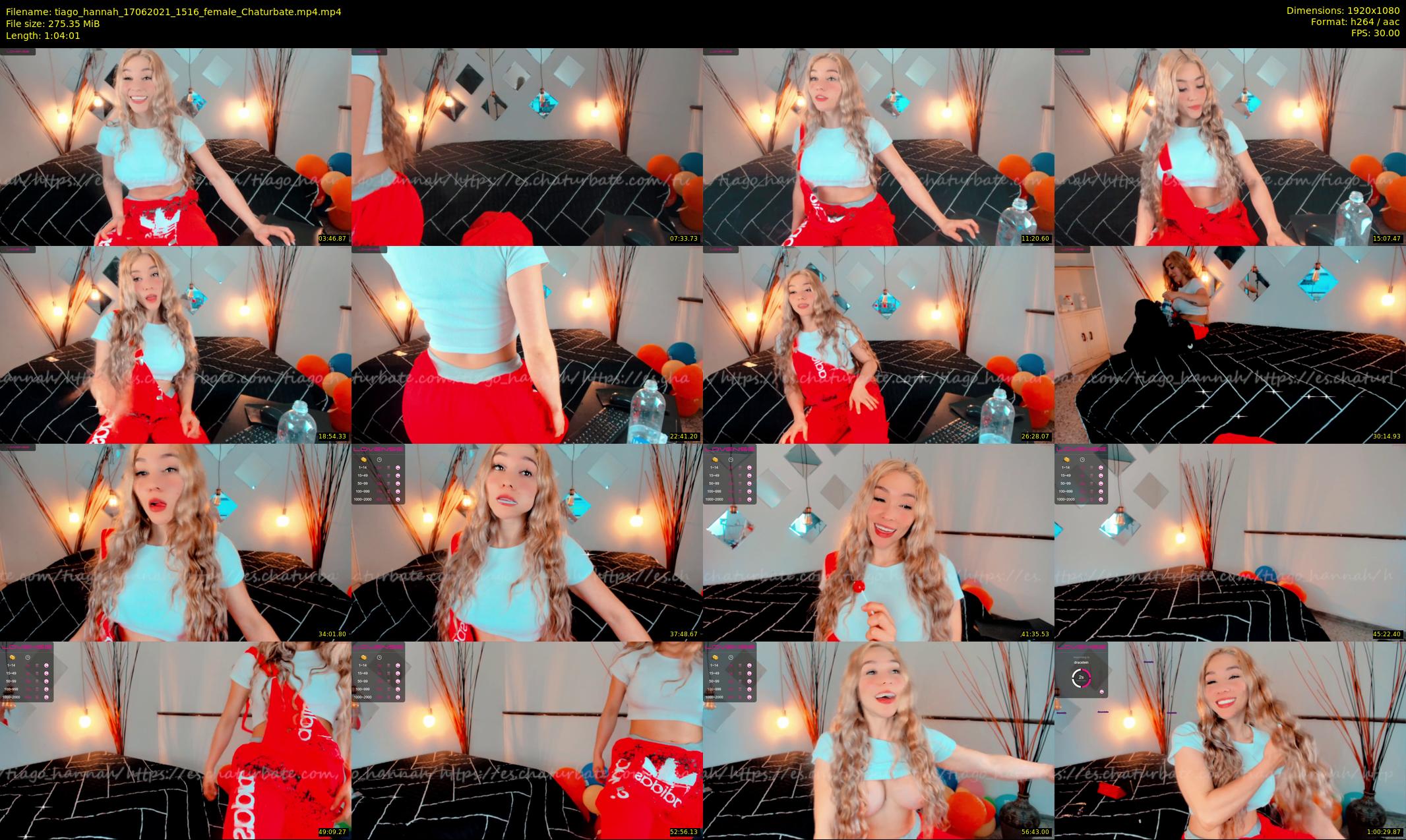 tiago_hannah — 65 minute Chaturbate couple cam show recording, 1080p, Jun 17, 2021