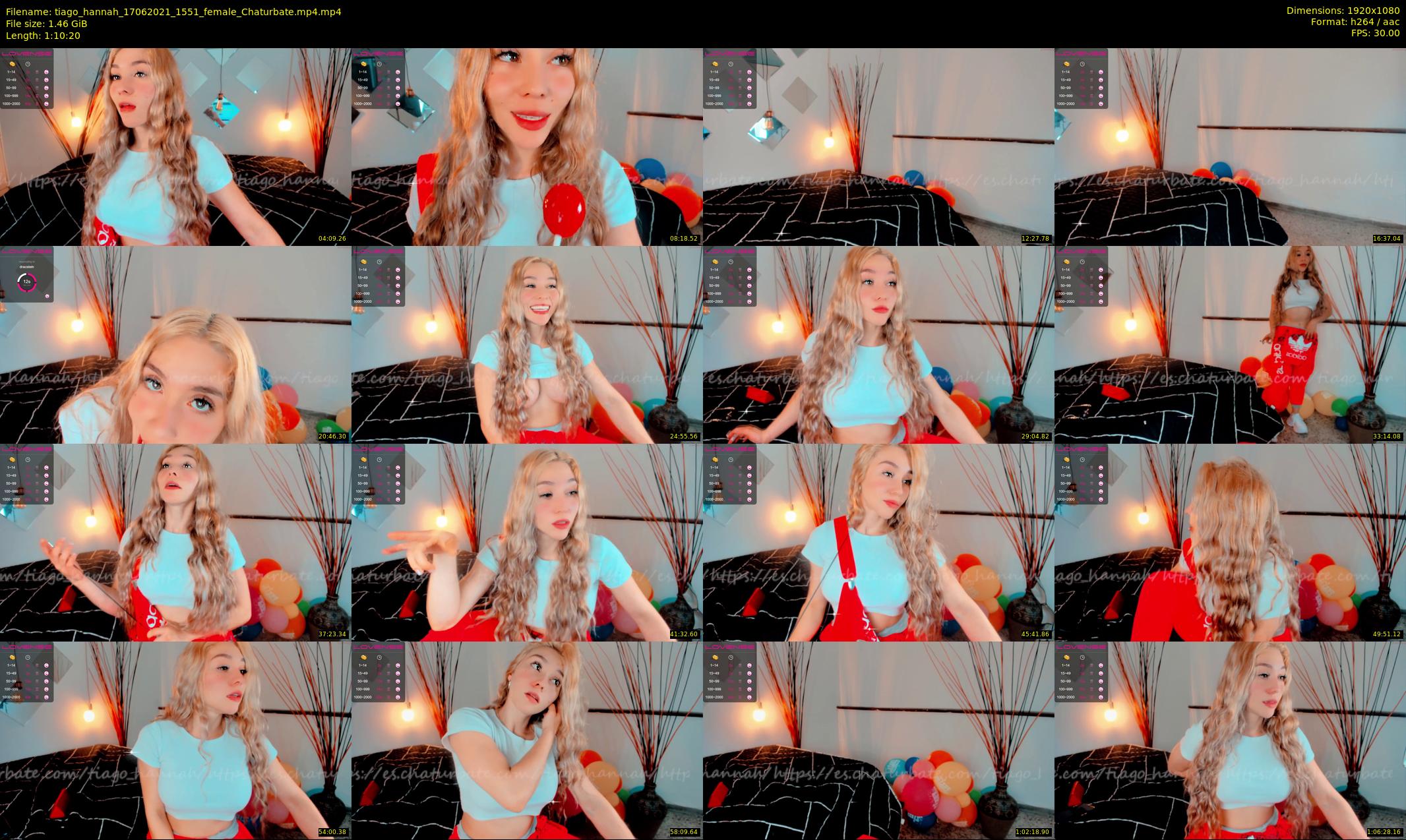 tiago_hannah — 71 minute Chaturbate couple cam show recording, 1080p, Jun 17, 2021