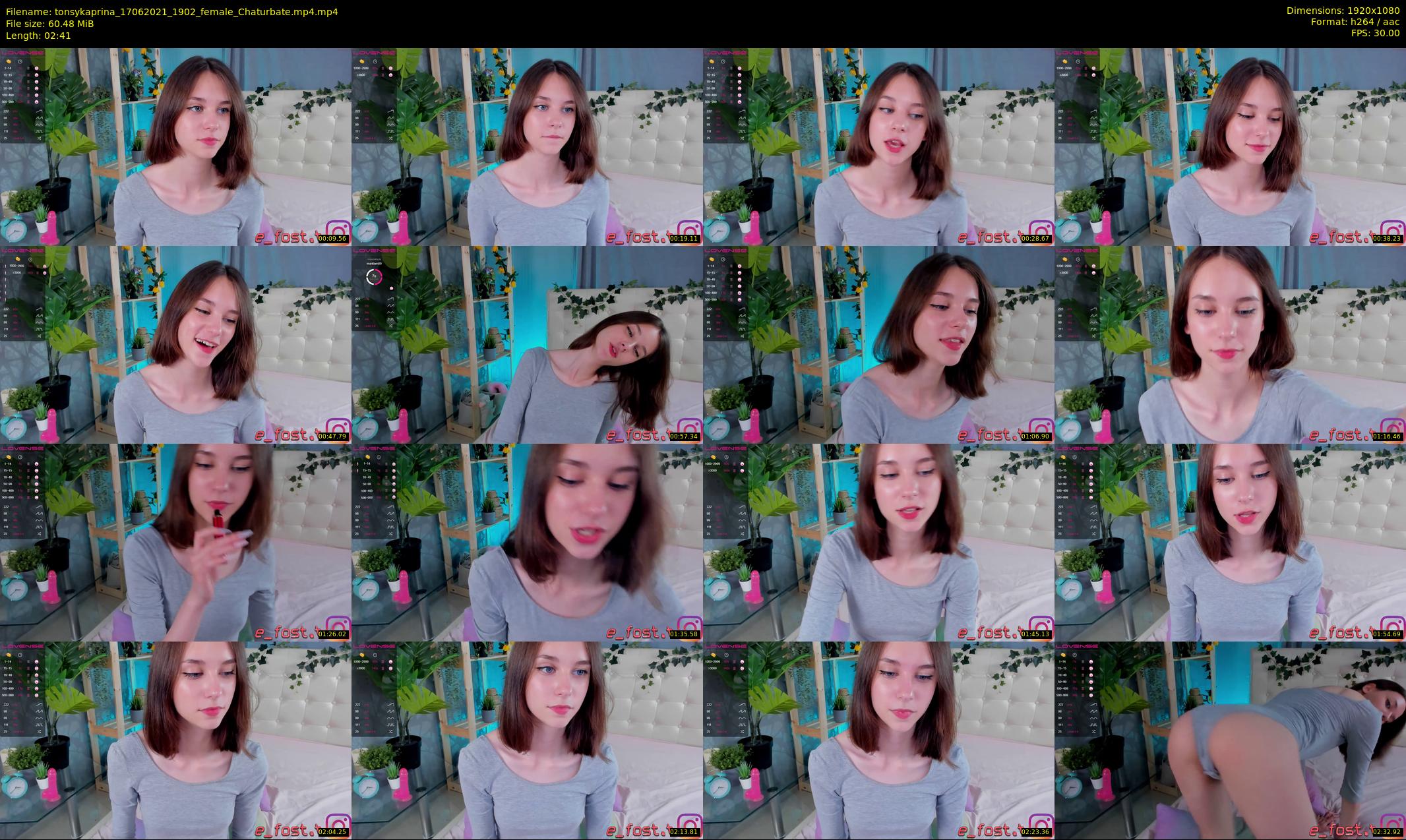 tonsykaprina — 3 minute Chaturbate couple cam show recording, 1080p, Jun 17, 2021