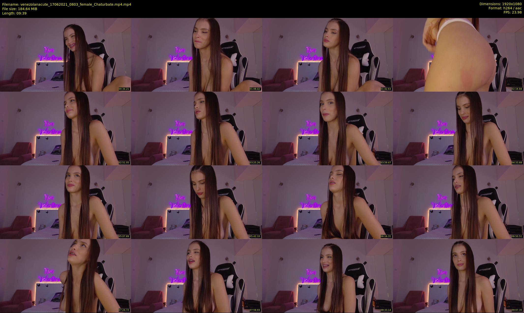 venezolanacute — 10 minute Chaturbate female cam show recording, 1080p, Jun 17, 2021