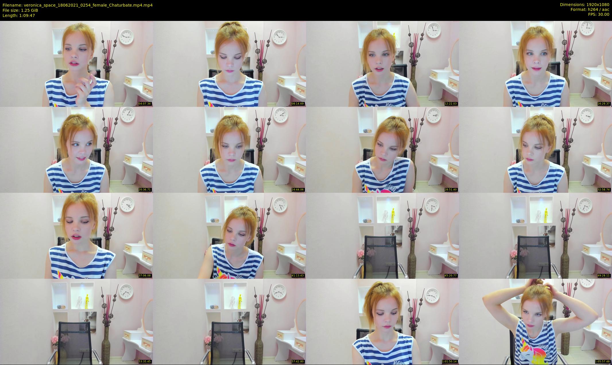 veronica_space — 70 minute Chaturbate female cam show recording, 1080p, Jun 18, 2021