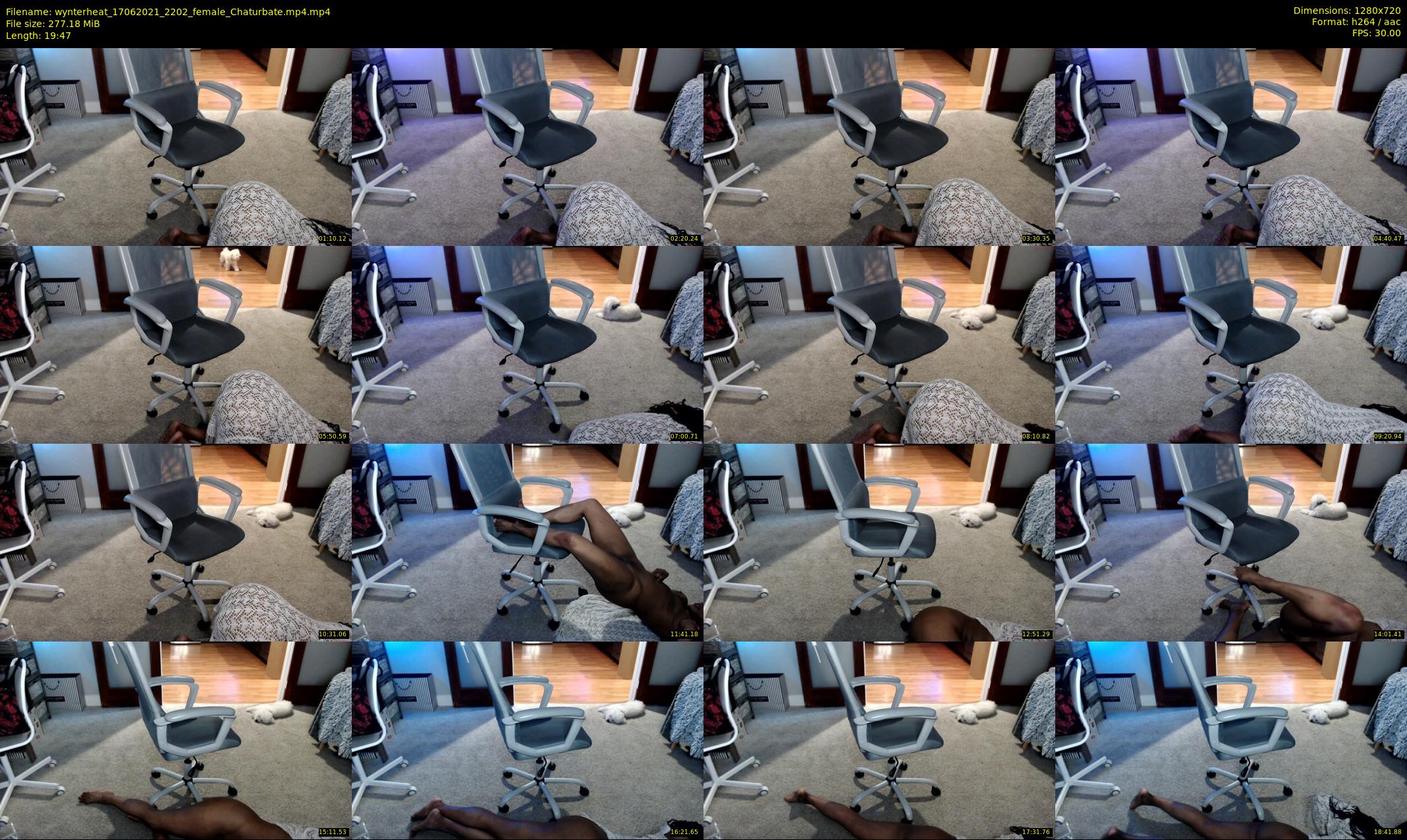 wynterheat — 20 minute Chaturbate female cam show recording, 720p, Jun 17, 2021