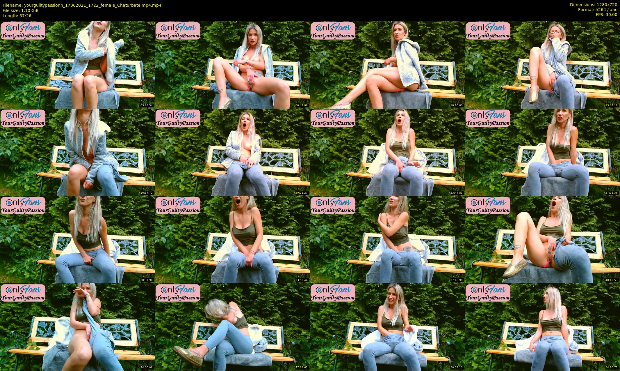 yourguiltypassionn — 58 minute Chaturbate female cam show recording, 720p, Jun 17, 2021