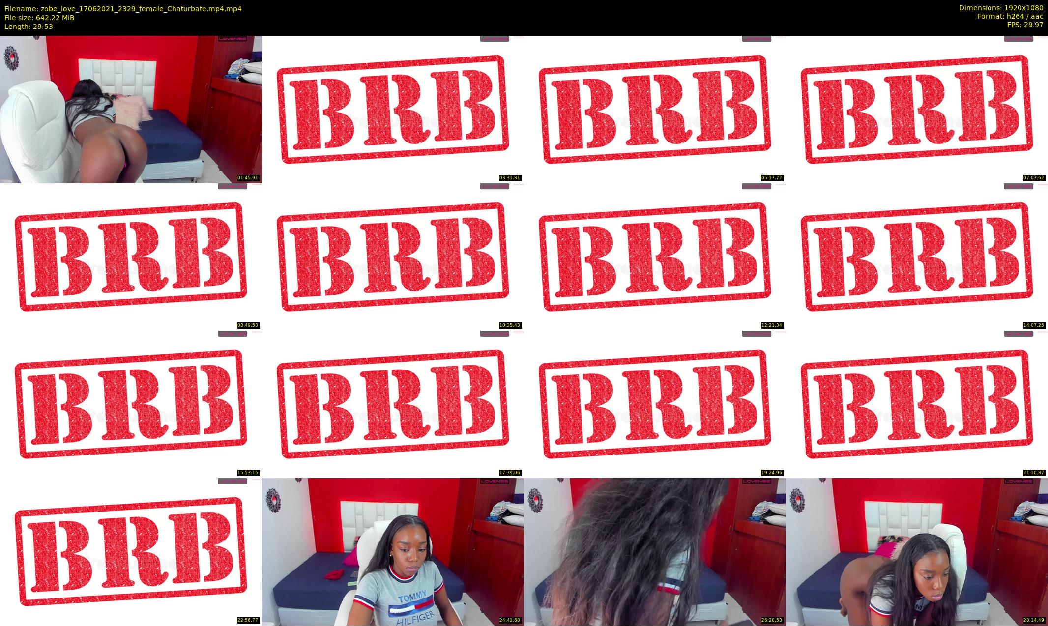 zobe_love — 30 minute Chaturbate female cam show recording, 1080p, Jun 17, 2021