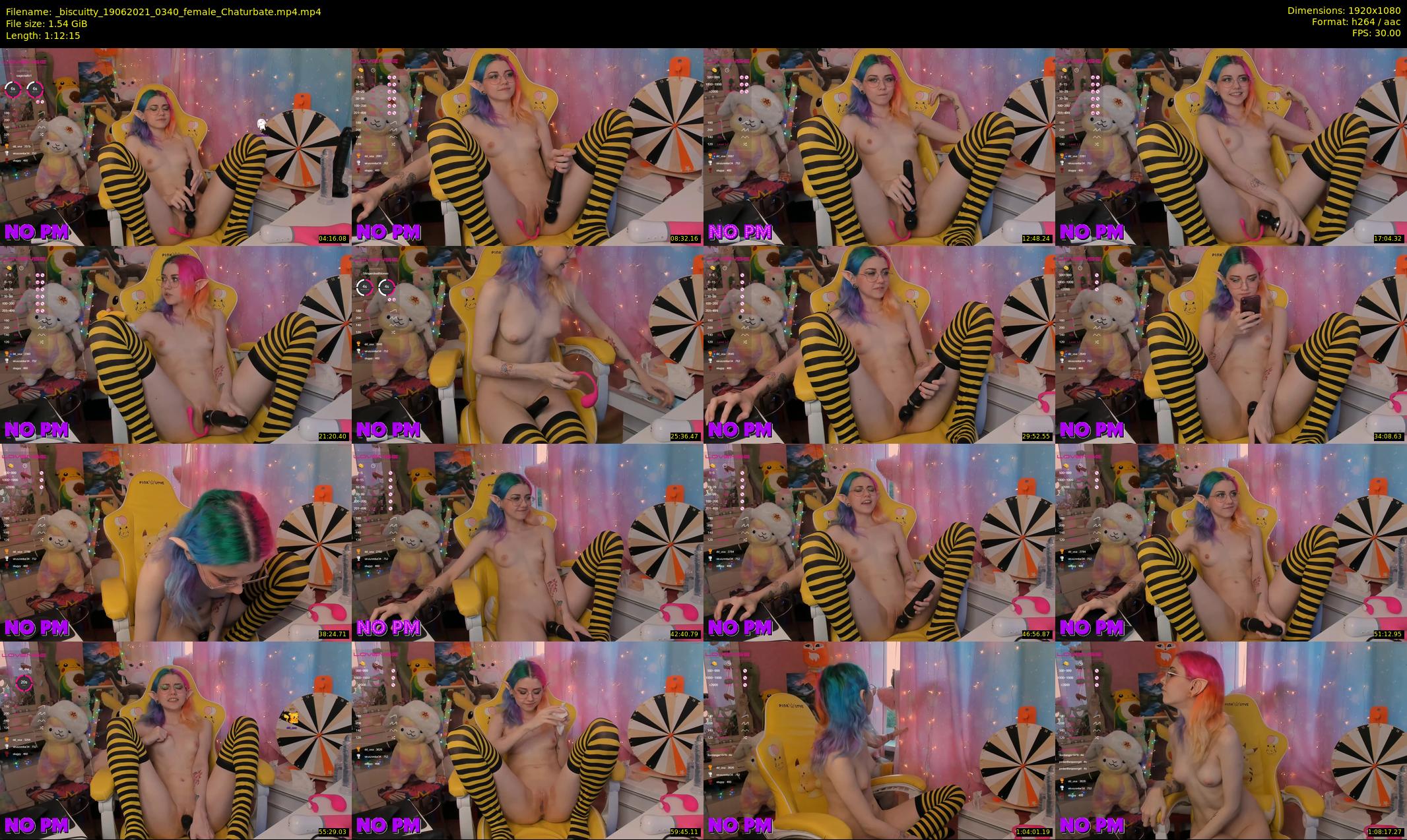 _biscuitty — 73 minute Chaturbate female cam show recording, 1080p, Jun 19, 2021