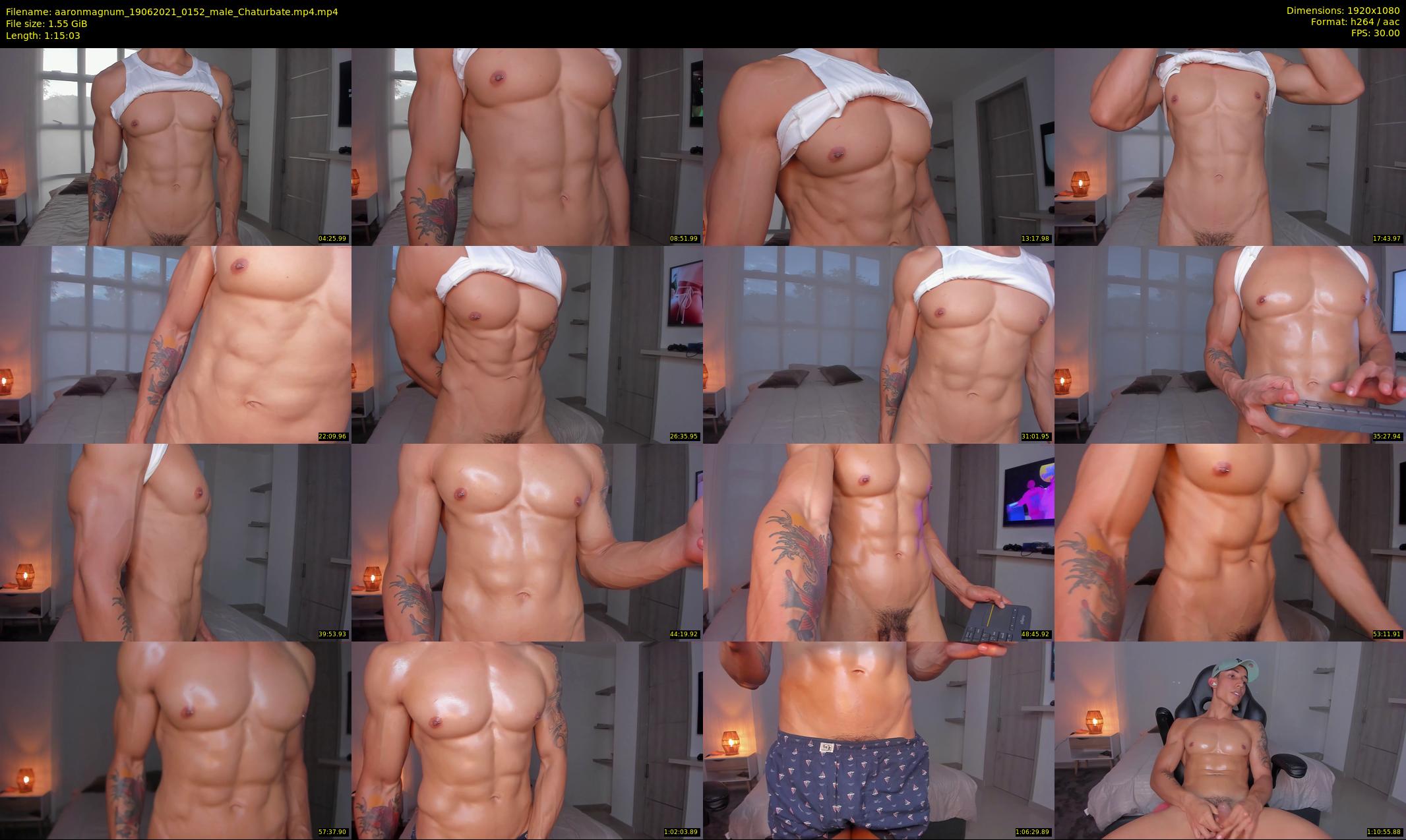 aaronmagnum — 76 minute Chaturbate male cam show recording, 1080p, Jun 19, 2021