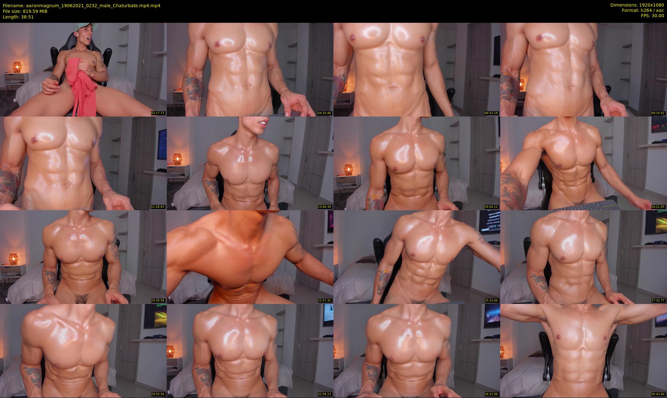 aaronmagnum — 39 minute Chaturbate male cam show recording, 1080p, Jun 19, 2021
