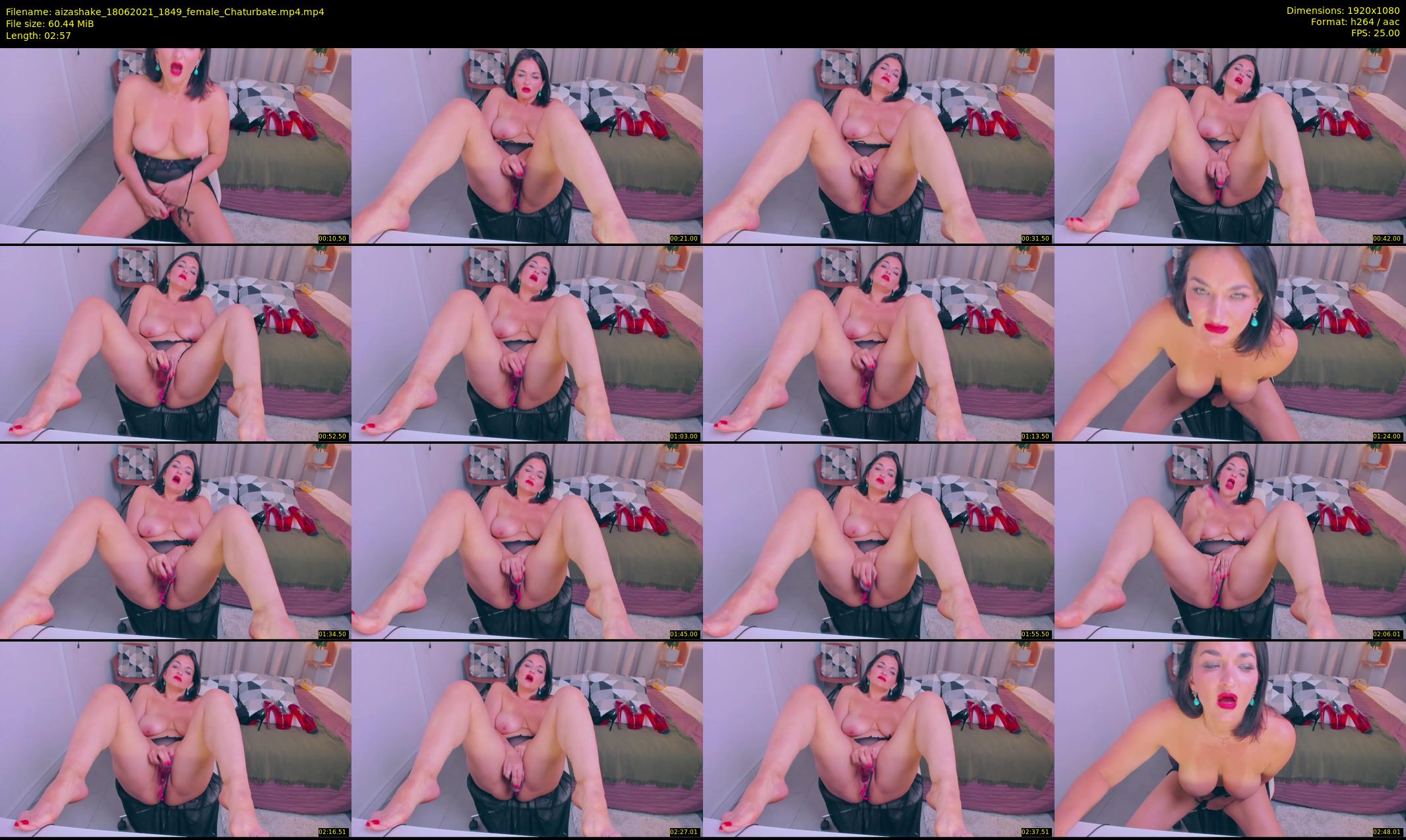 aizashake — 3 minute Chaturbate female cam show recording, 1080p, Jun 18, 2021