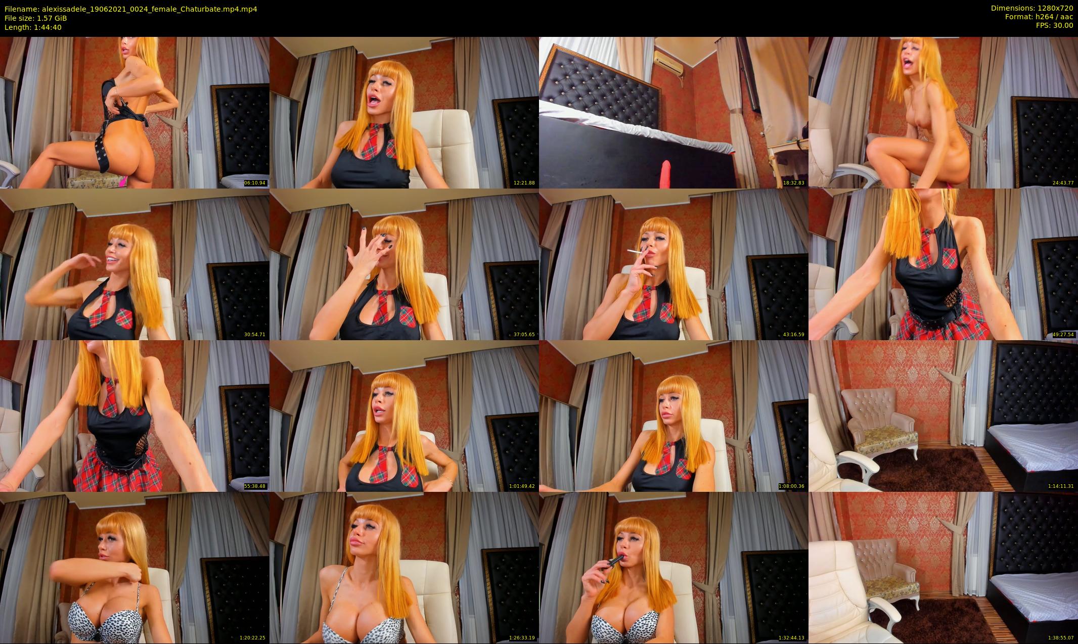 alexissadele — 105 minute Chaturbate female cam show recording, 720p, Jun 19, 2021