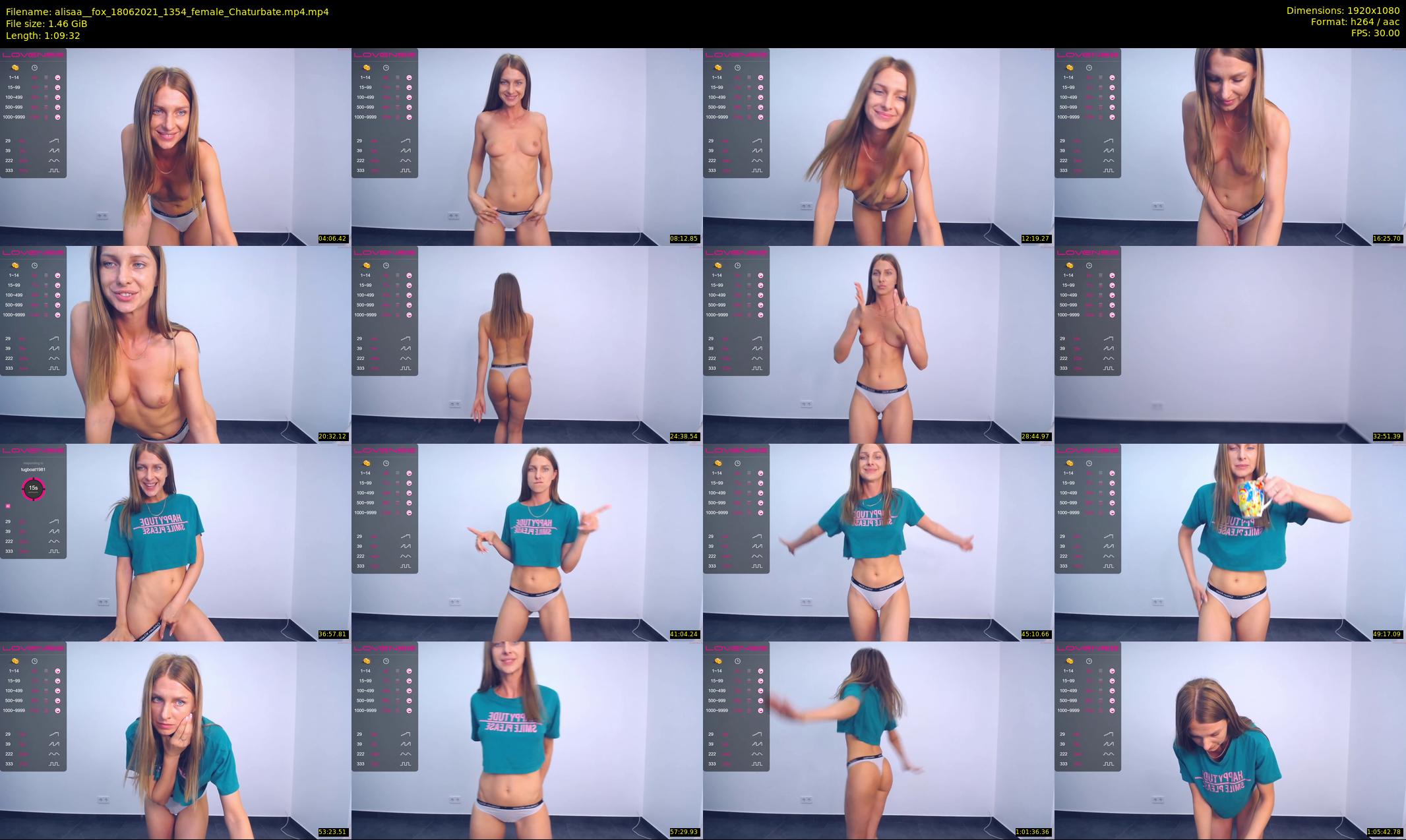 alisaa__fox — 70 minute Chaturbate female cam show recording, 1080p, Jun 18, 2021