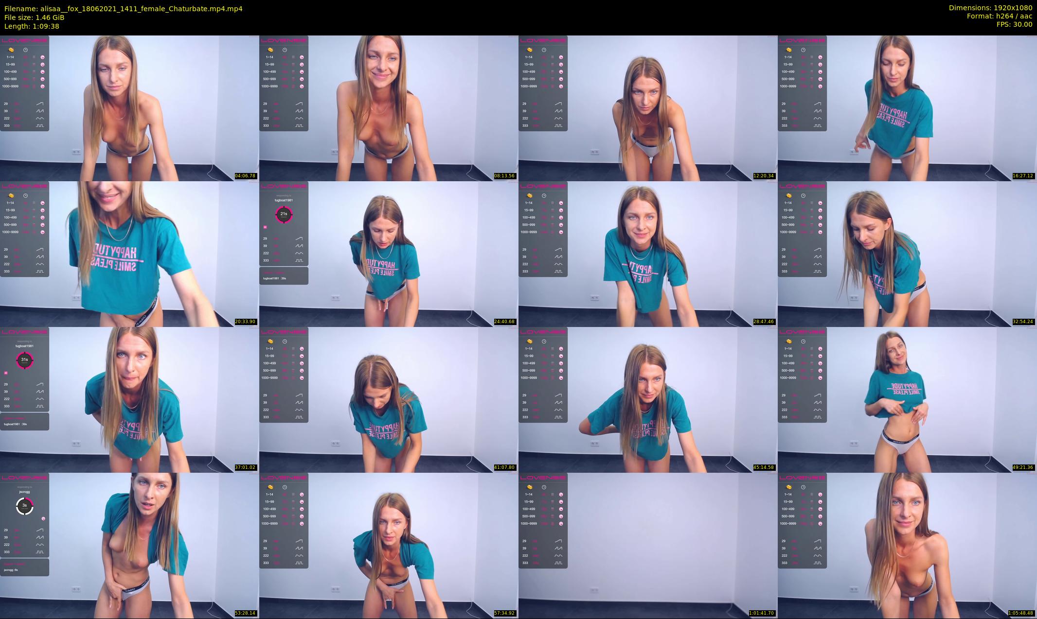 alisaa__fox — 70 minute Chaturbate female cam show recording, 1080p, Jun 18, 2021