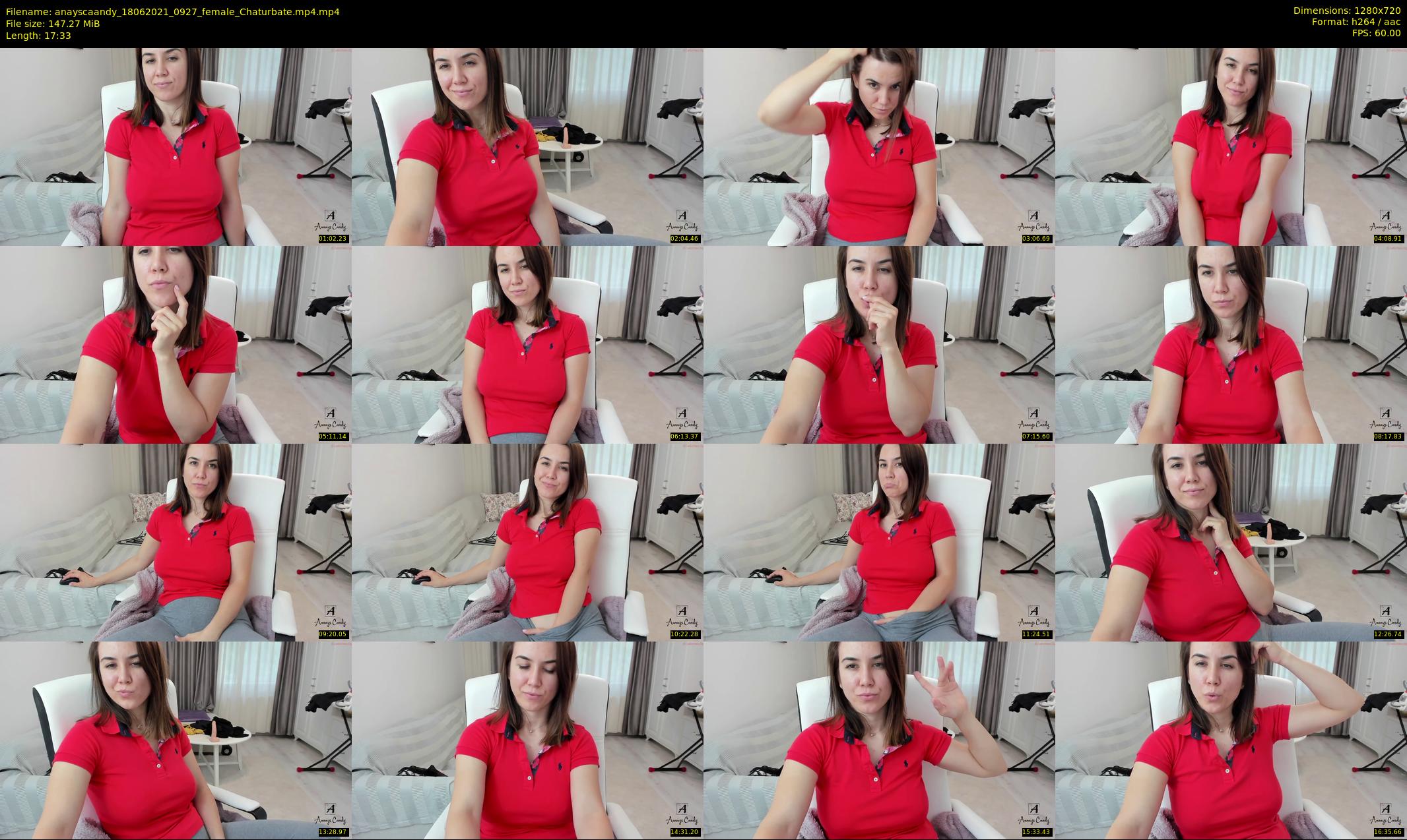 anayscaandy — 18 minute Chaturbate female cam show recording, 720p, Jun 18, 2021