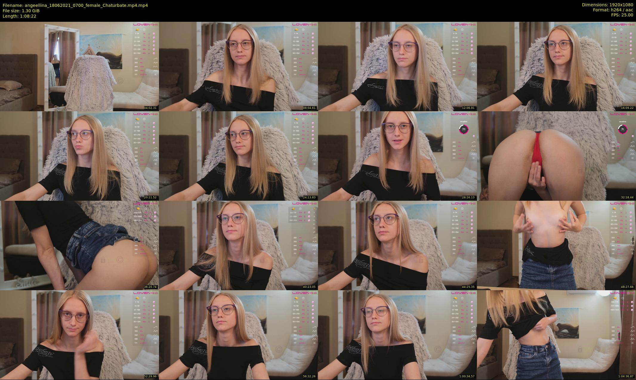 angeellina — 69 minute Chaturbate female cam show recording, 1080p, Jun 18, 2021