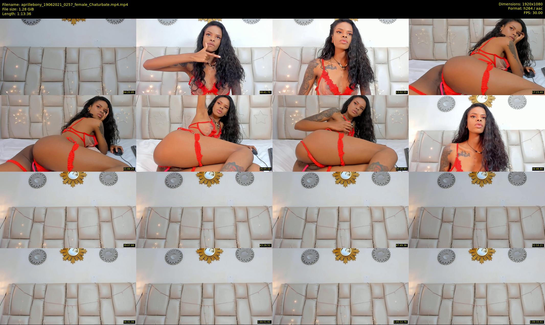 aprillebony — 74 minute Chaturbate female cam show recording, 1080p, Jun 19, 2021