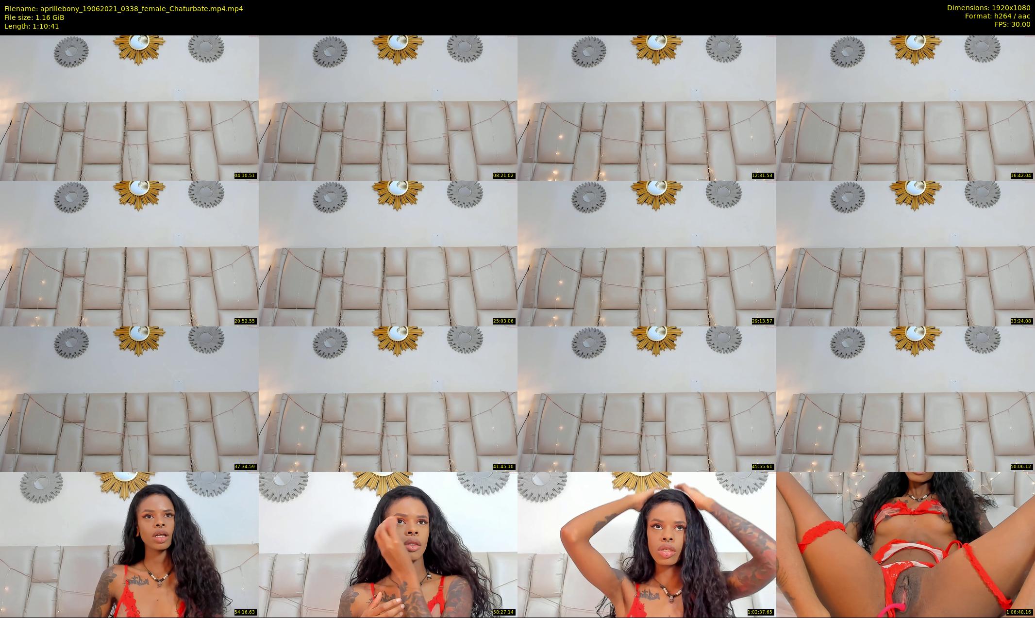 aprillebony — 71 minute Chaturbate female cam show recording, 1080p, Jun 19, 2021