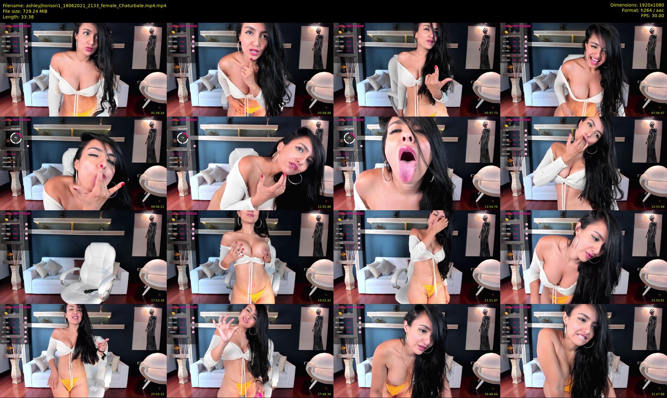 ashleyjhonson1 — 34 minute Chaturbate female cam show recording, 1080p, Jun 18, 2021