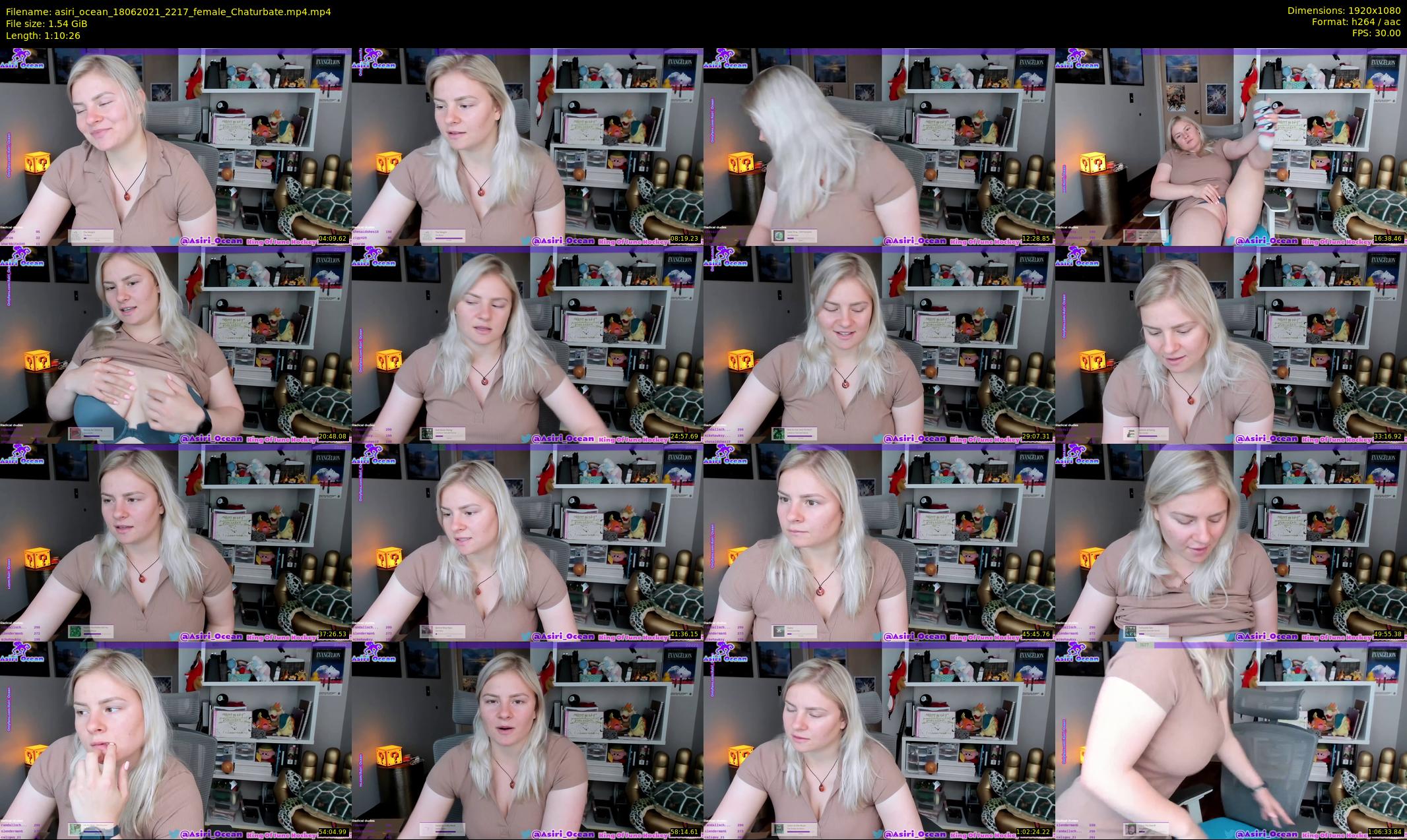 asiri_ocean — 71 minute Chaturbate female cam show recording, 1080p, Jun 18, 2021