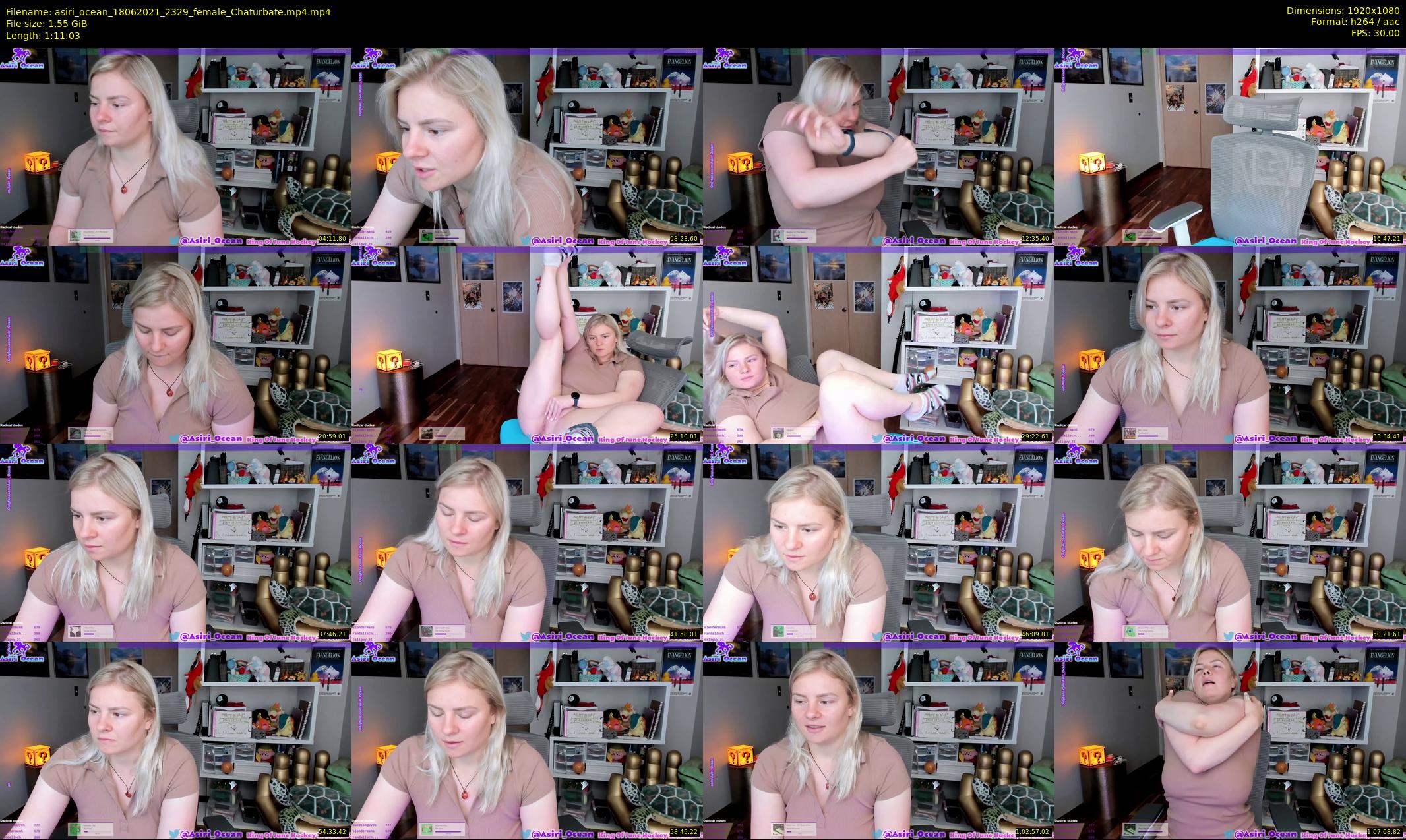 asiri_ocean — 72 minute Chaturbate female cam show recording, 1080p, Jun 18, 2021