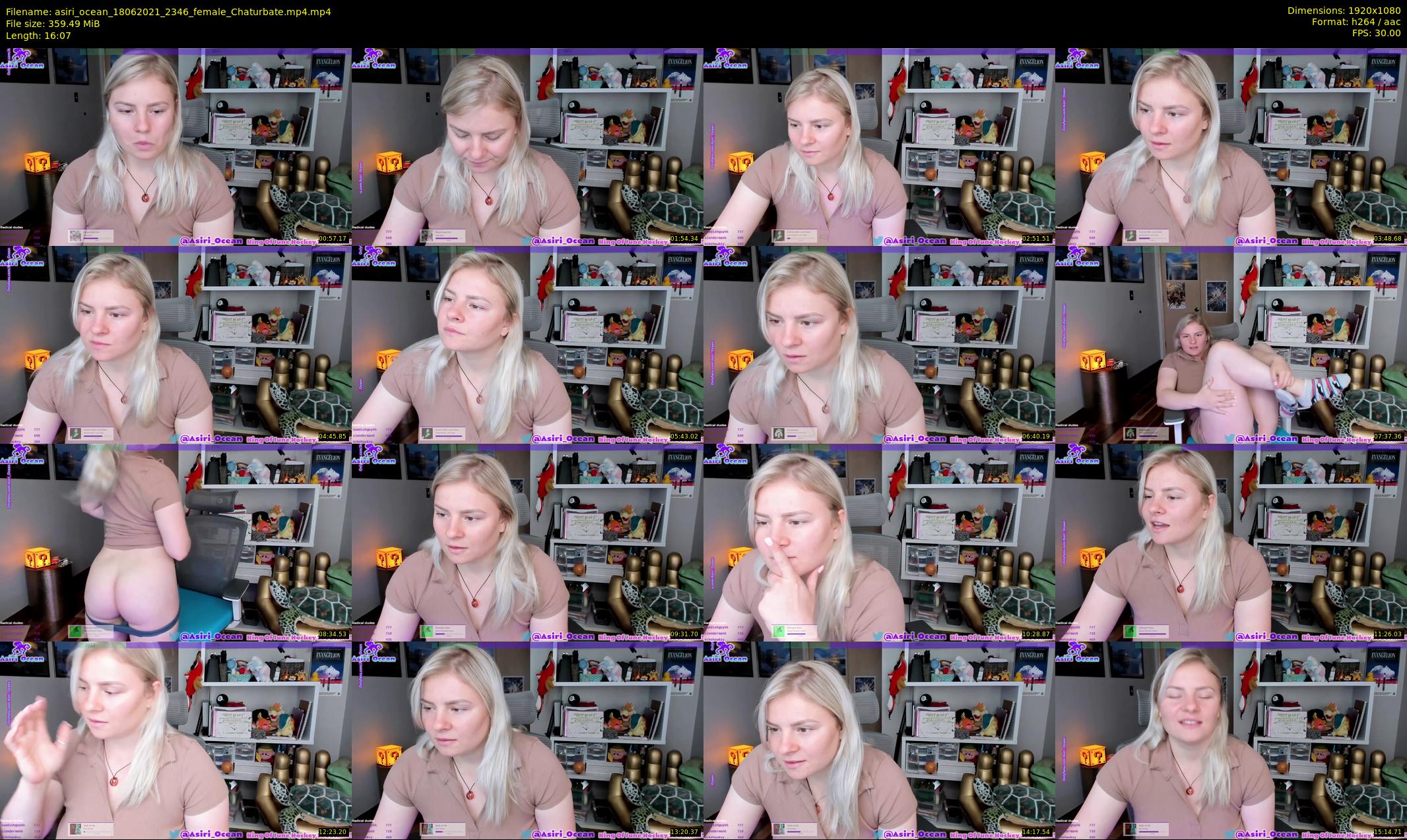 asiri_ocean — 17 minute Chaturbate female cam show recording, 1080p, Jun 18, 2021