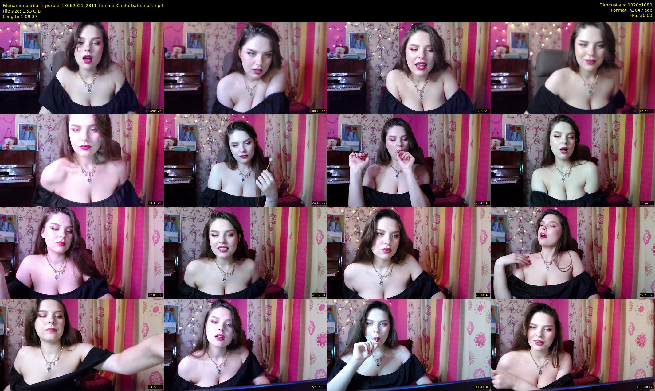 barbara_purple — 70 minute Chaturbate female cam show recording, 1080p, Jun 18, 2021