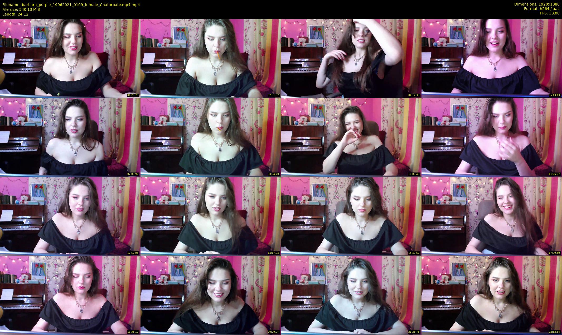barbara_purple — 25 minute Chaturbate female cam show recording, 1080p, Jun 19, 2021