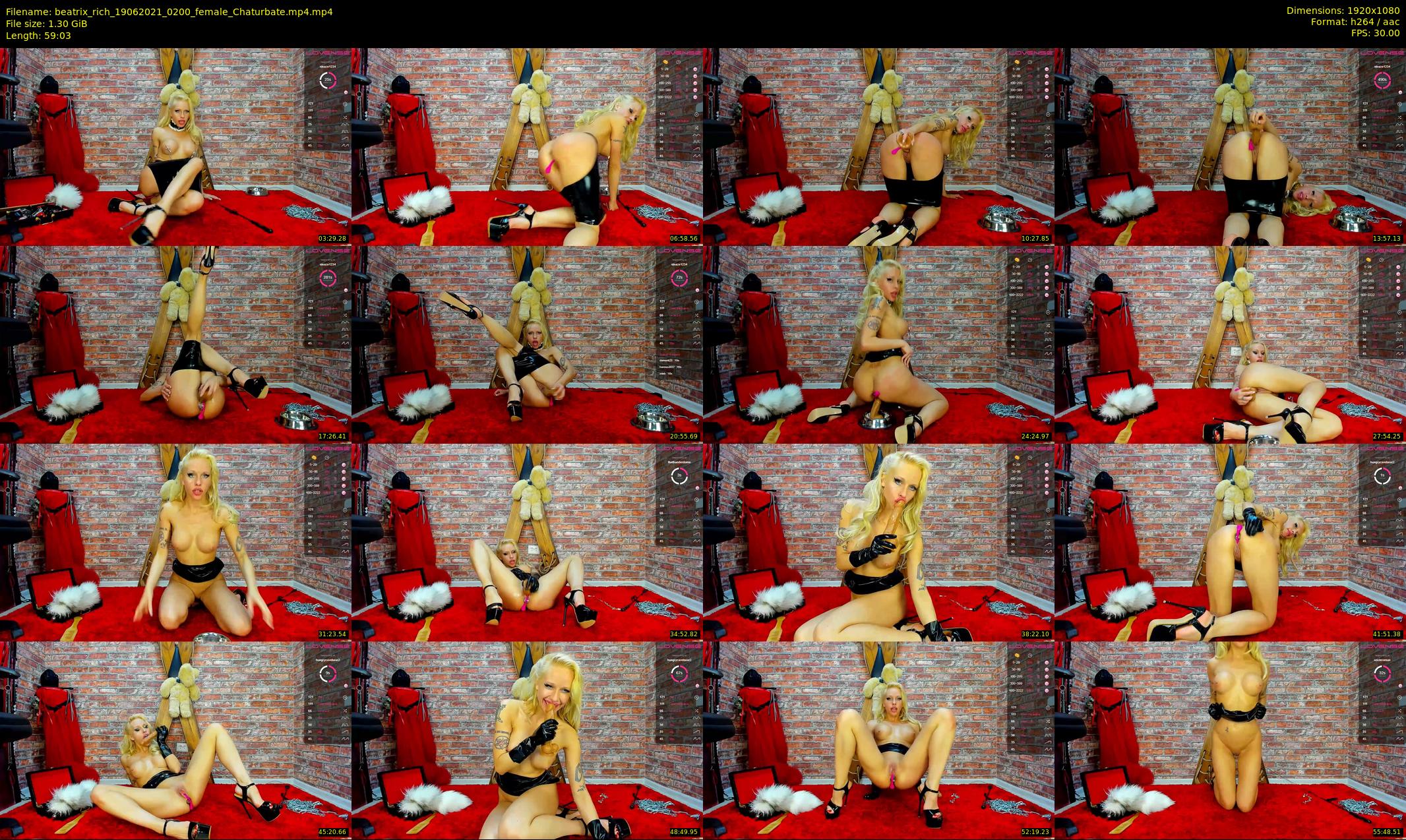 beatrix_rich — 60 minute Chaturbate female cam show recording, 1080p, Jun 19, 2021