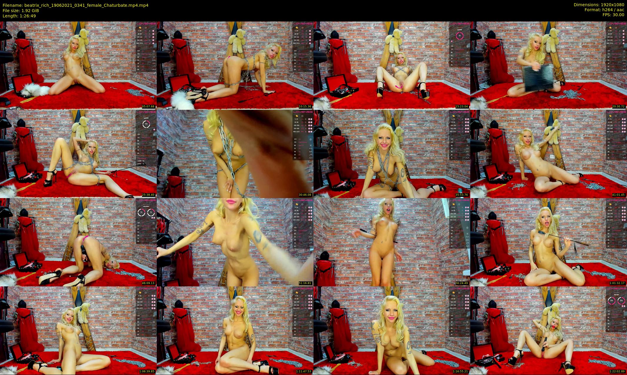 beatrix_rich — 87 minute Chaturbate female cam show recording, 1080p, Jun 19, 2021