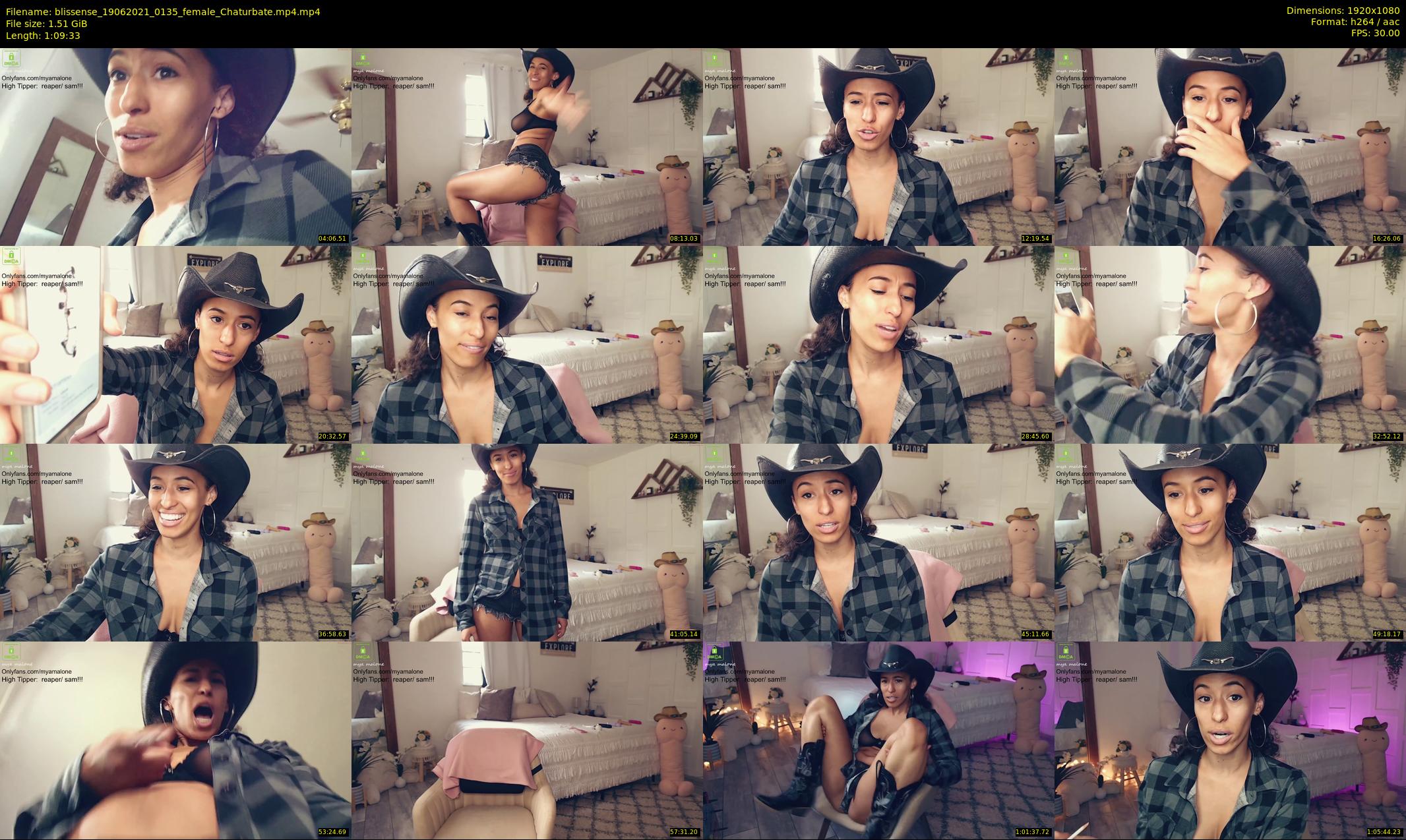 blissense — 70 minute Chaturbate female cam show recording, 1080p, Jun 19, 2021