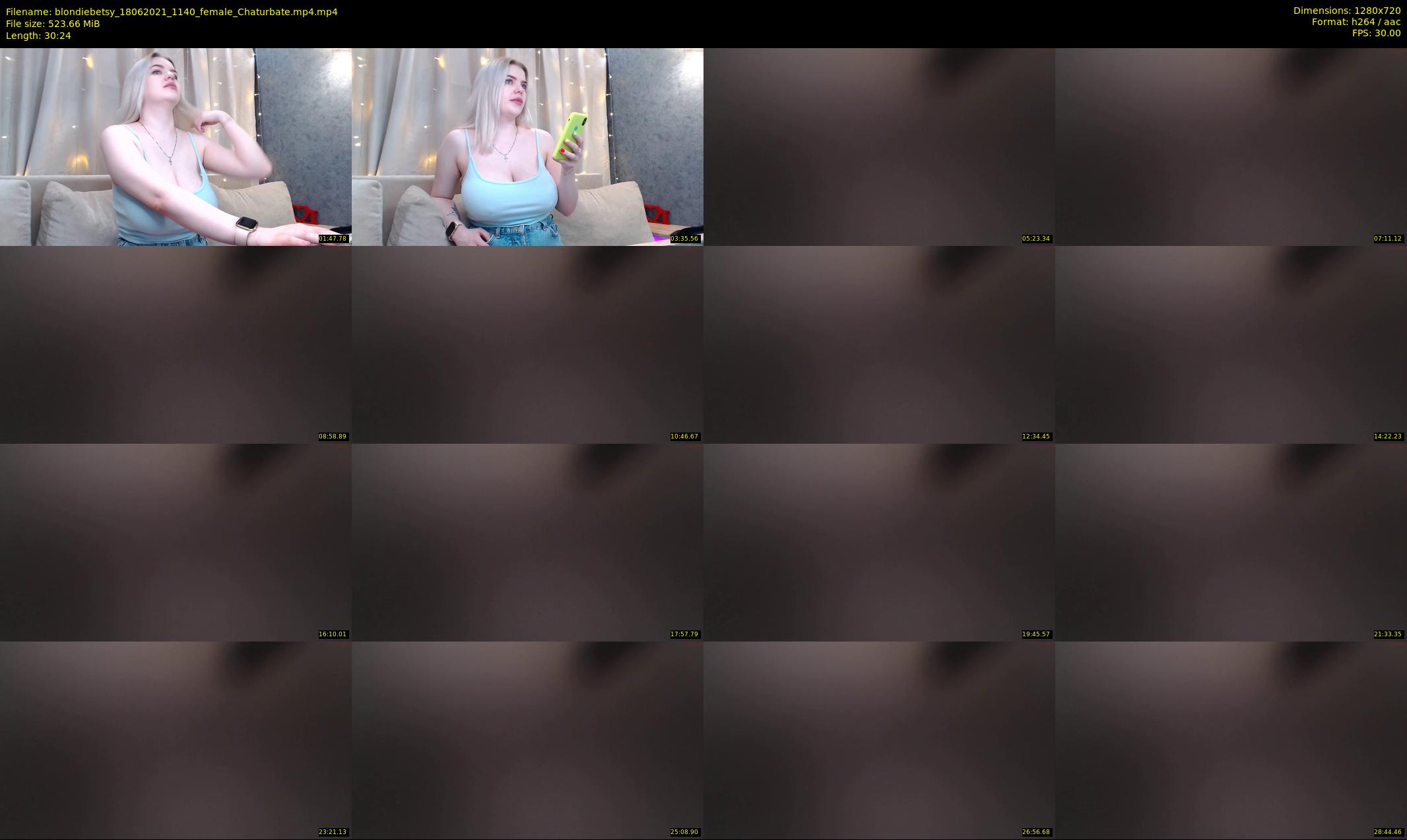 blondiebetsy — 31 minute Chaturbate female cam show recording, 720p, Jun 18, 2021