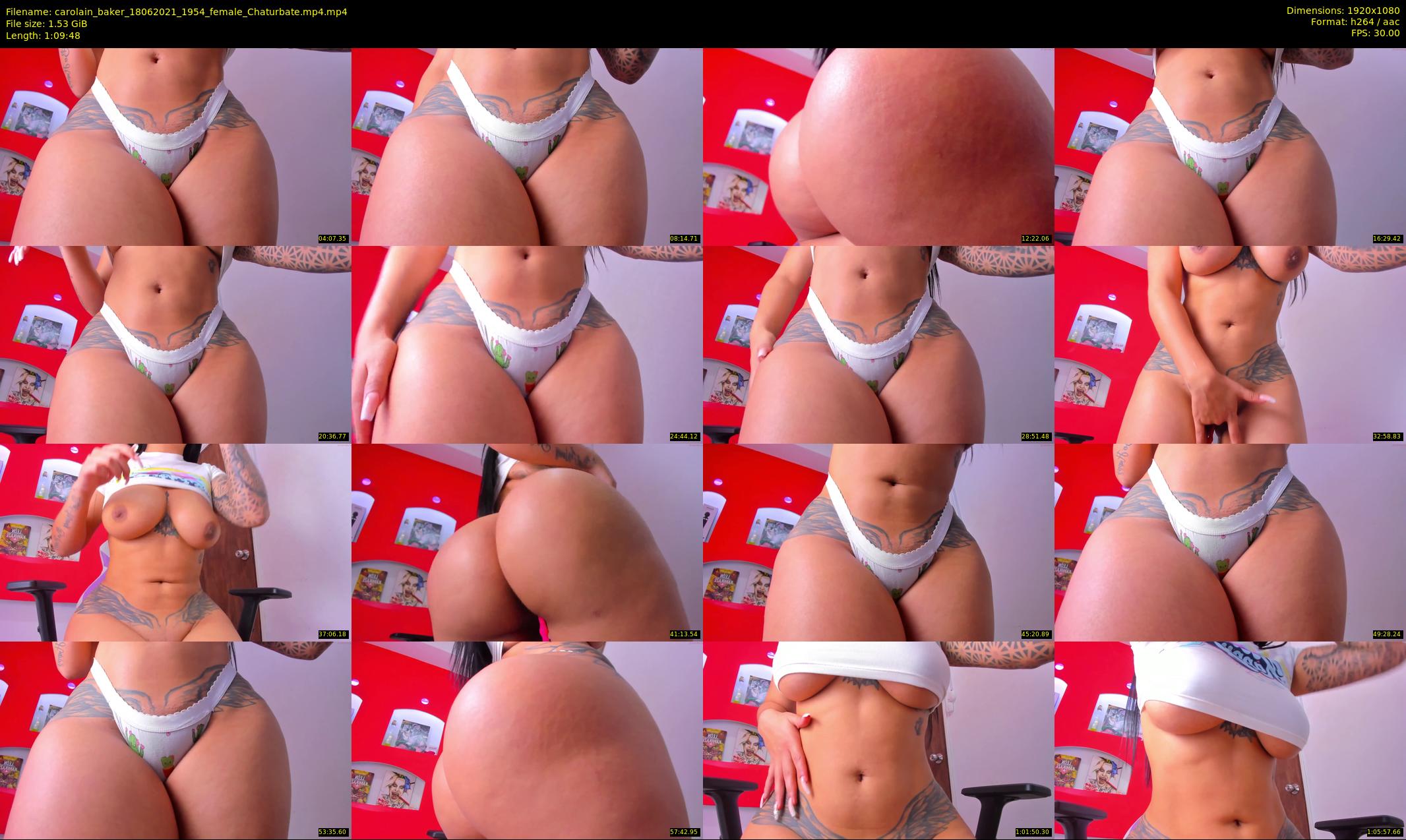 carolain_baker — 70 minute Chaturbate female cam show recording, 1080p, Jun 18, 2021