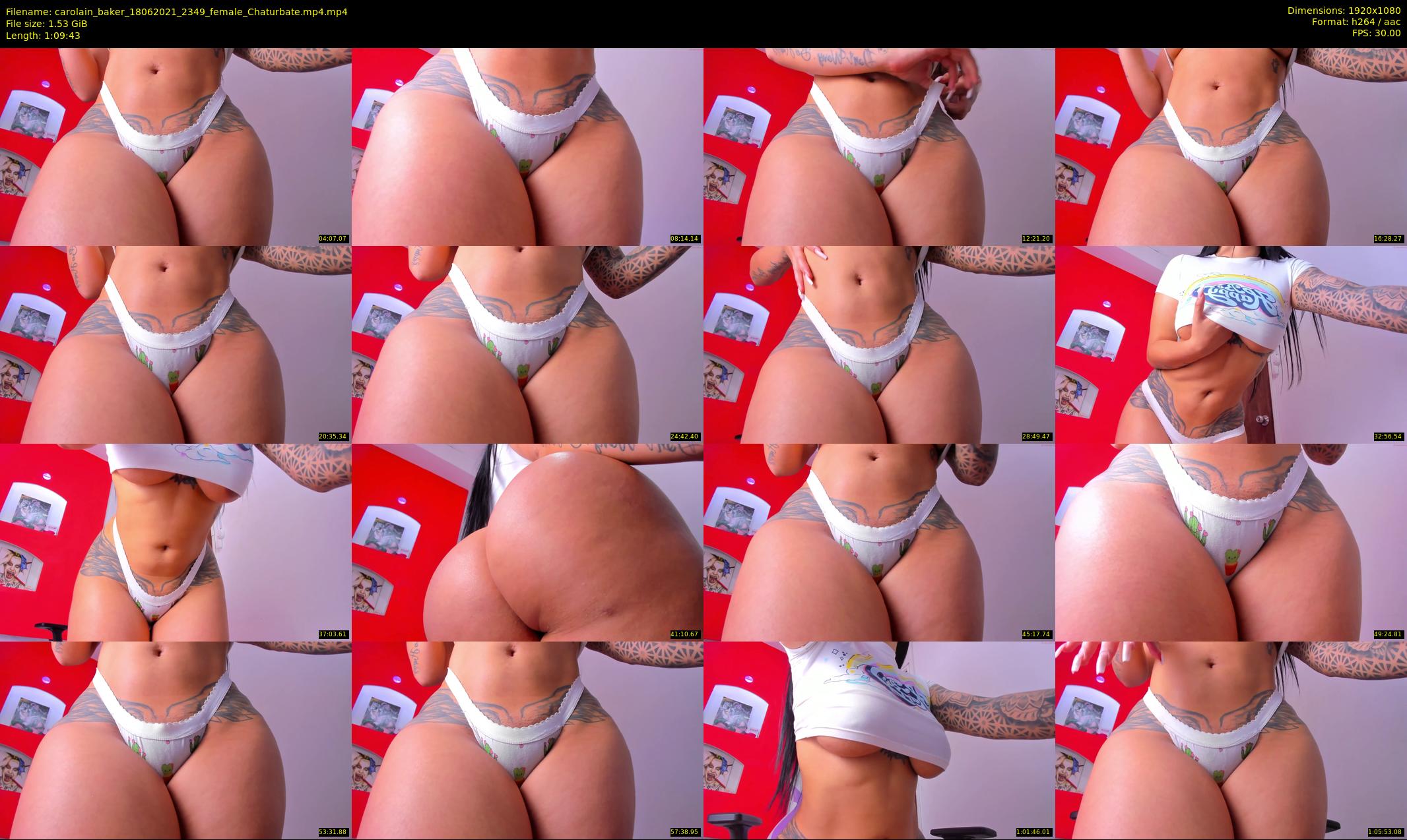 carolain_baker — 70 minute Chaturbate female cam show recording, 1080p, Jun 18, 2021