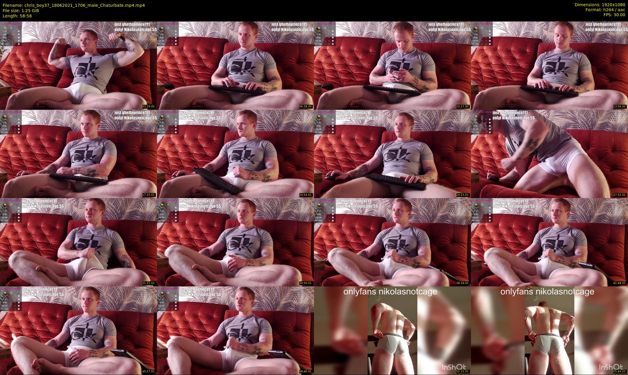 chris_boy37 — 59 minute Chaturbate male cam show recording, 1080p, Jun 18, 2021