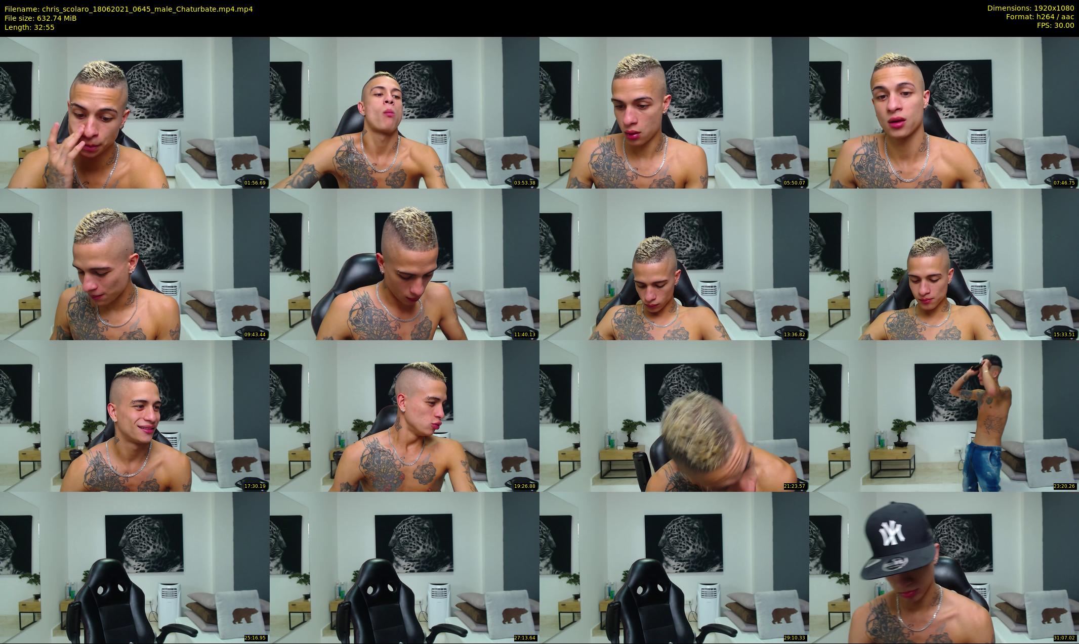 chris_scolaro — 33 minute Chaturbate male cam show recording, 1080p, Jun 18, 2021