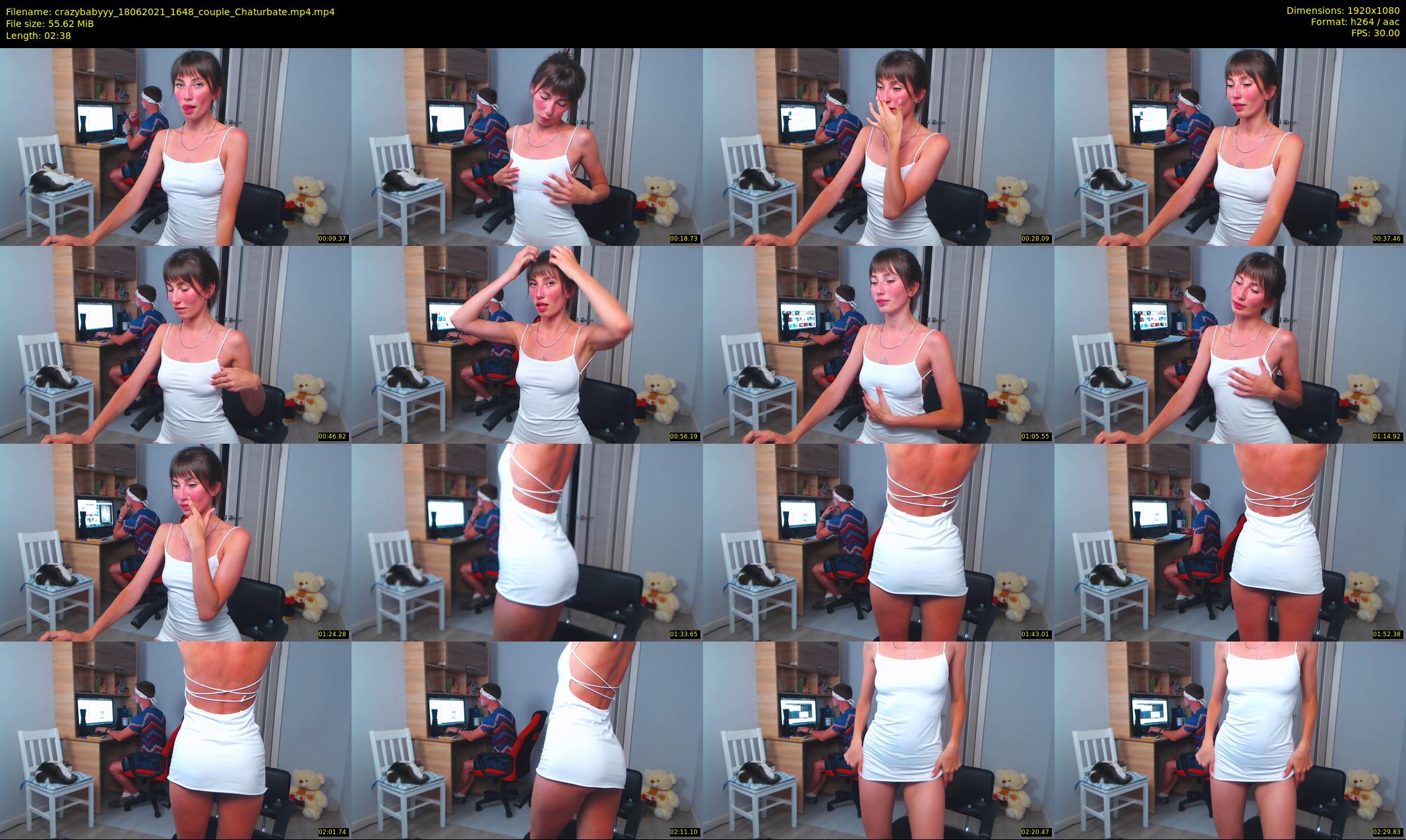 crazybabyyy — 3 minute Chaturbate couple cam show recording, 1080p, Jun 18, 2021